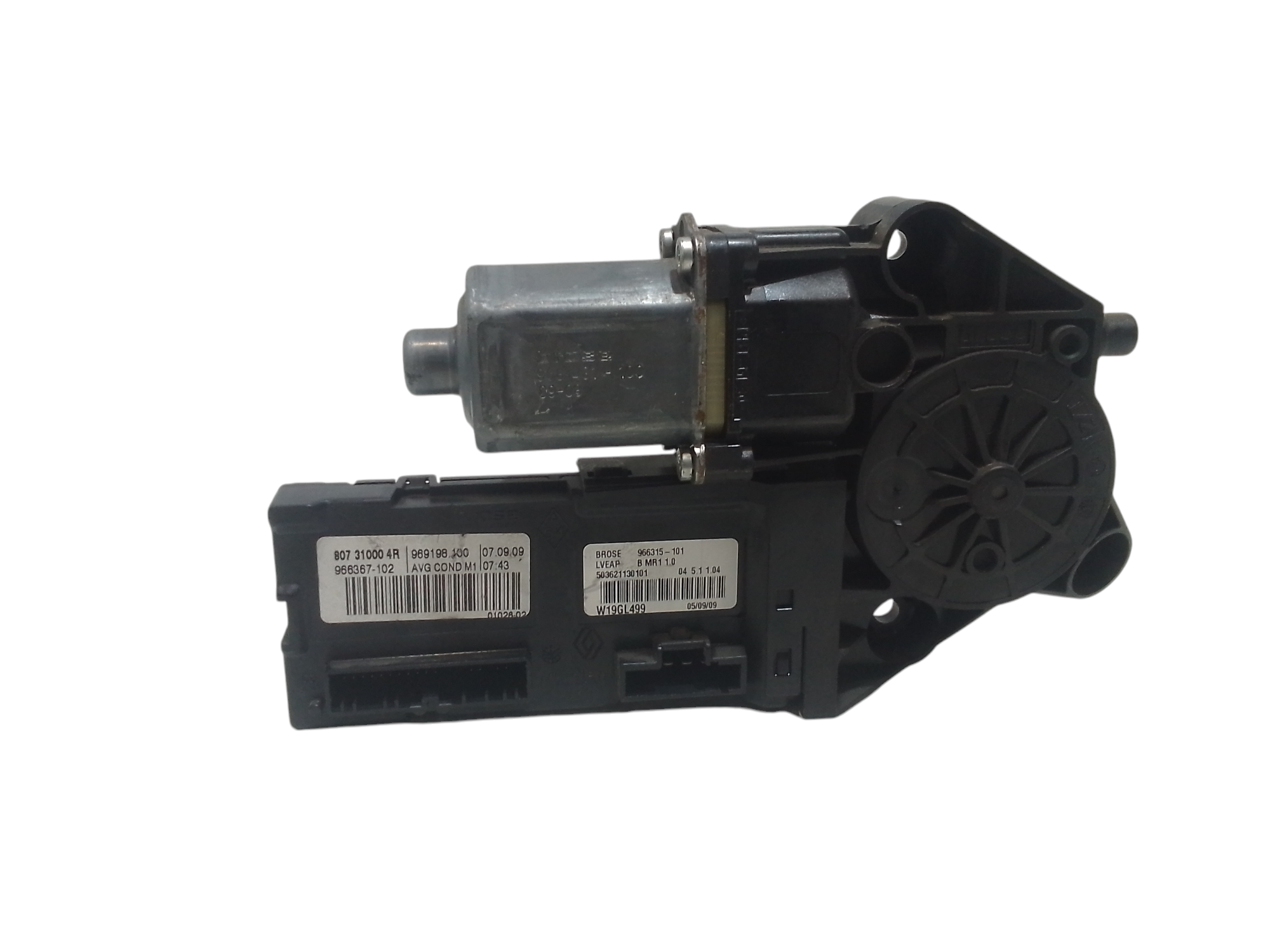 Motorino Alzavetro anteriore Sinistro per Renault Megane Serie (08>12) (2008 - 2012)