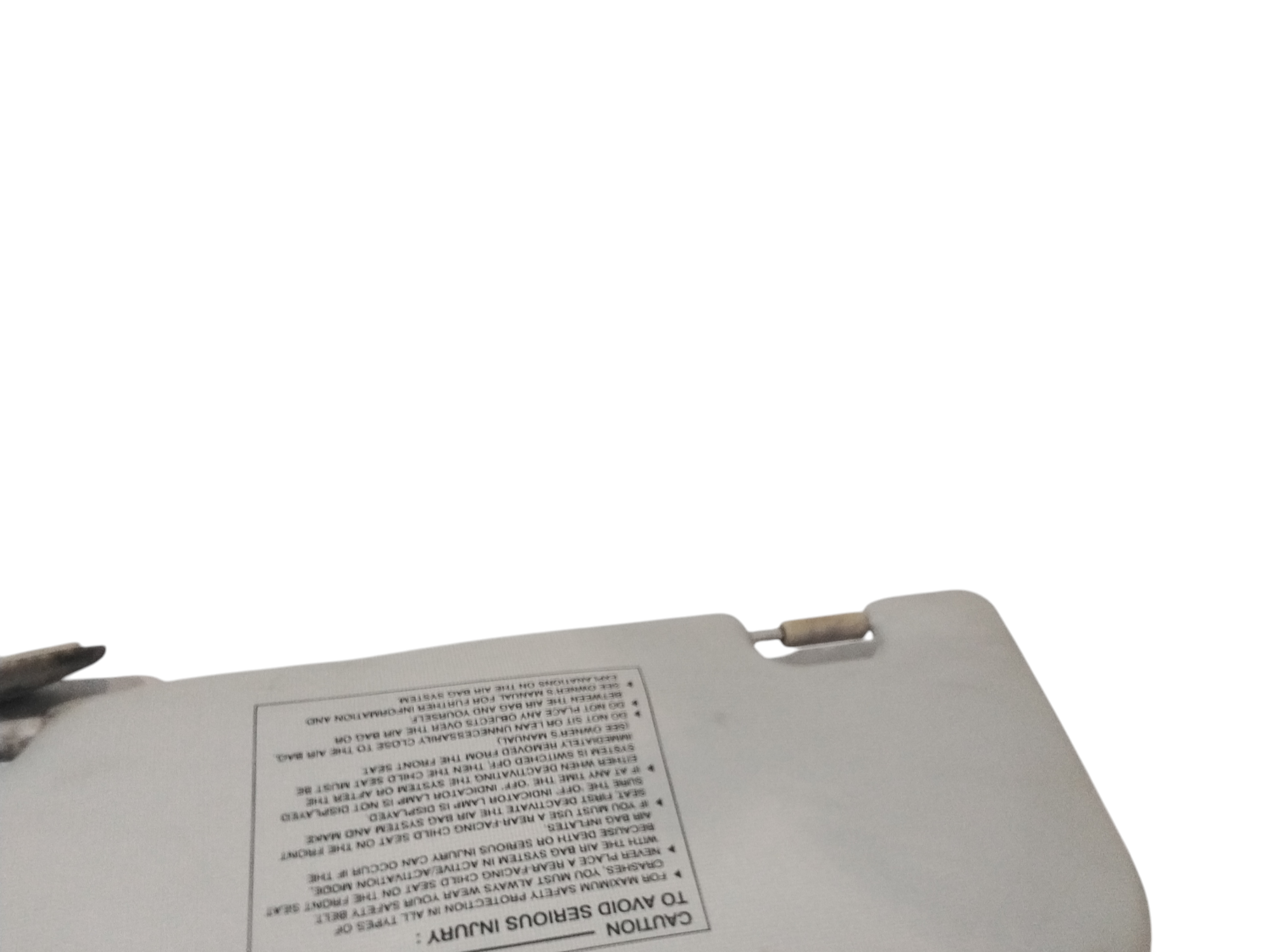 Parasole aletta Lato Passeggero per Hyundai I10 1 Serie (2007 - 2011)