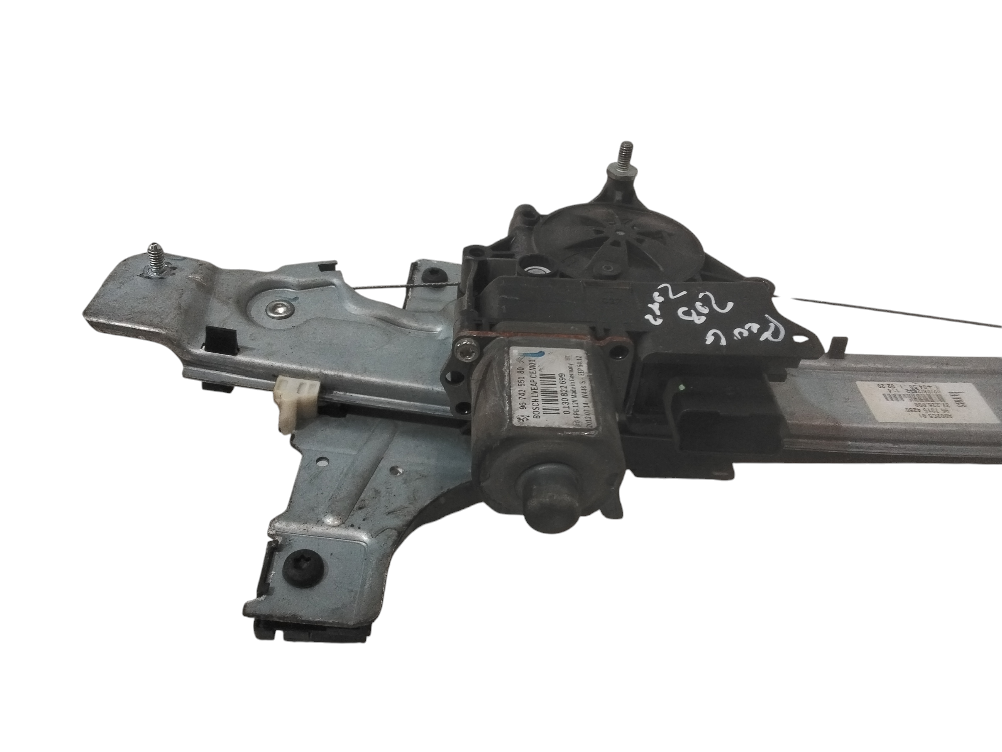 Cremagliera posteriore sinistra guida per Peugeot 208 Serie (12>19) (2012 - 2019)