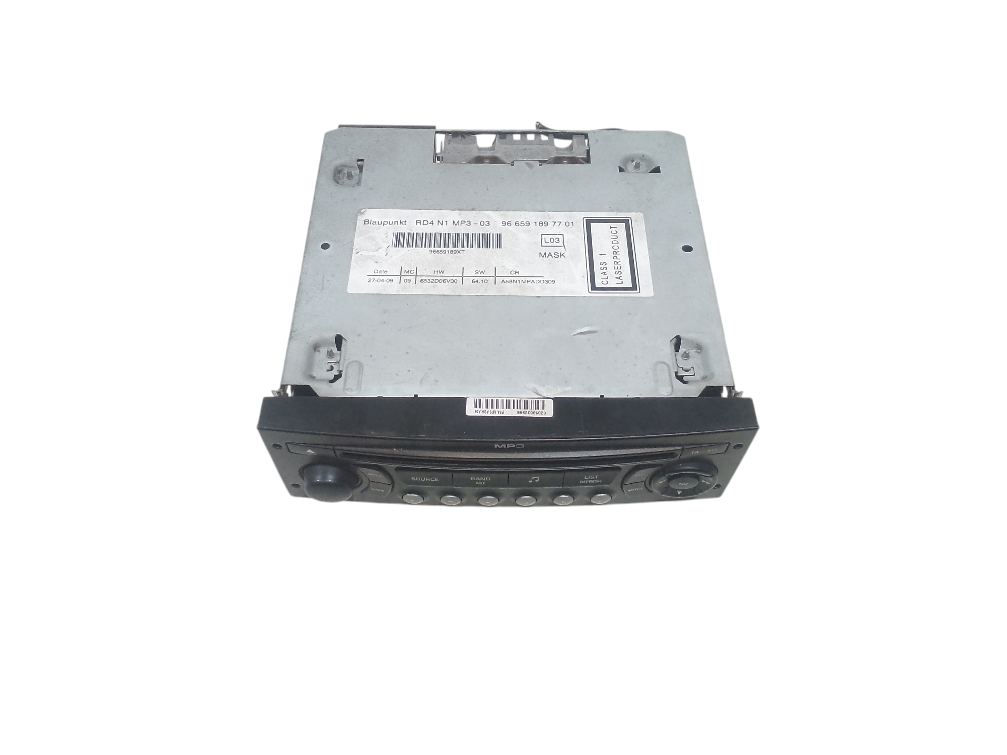 Autoradio per Citroen C3 Picasso (08>) (2008 - In produzione)