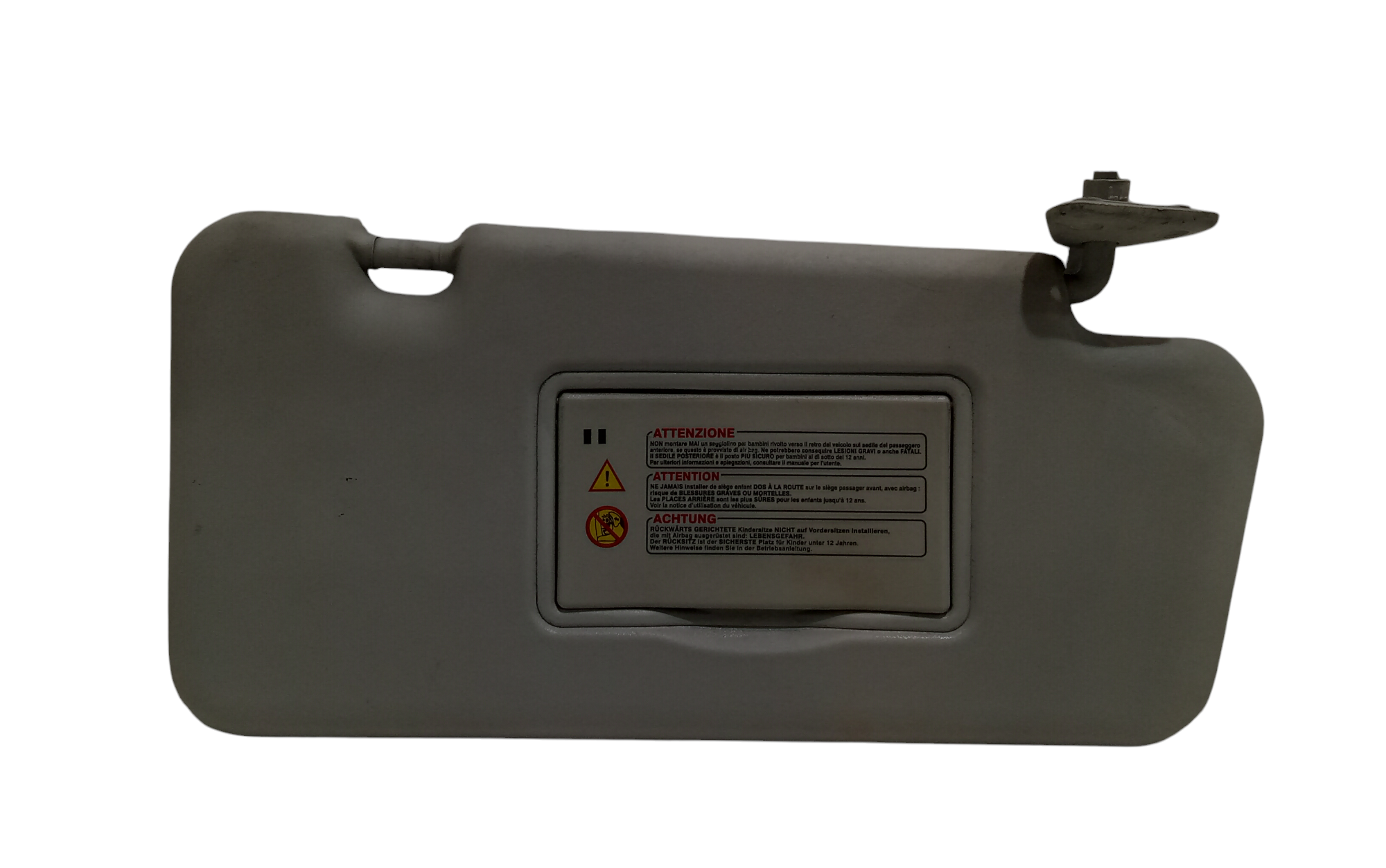 Parasole aletta Lato Passeggero per Nissan Note 2 Serie (2008 - In produzione)