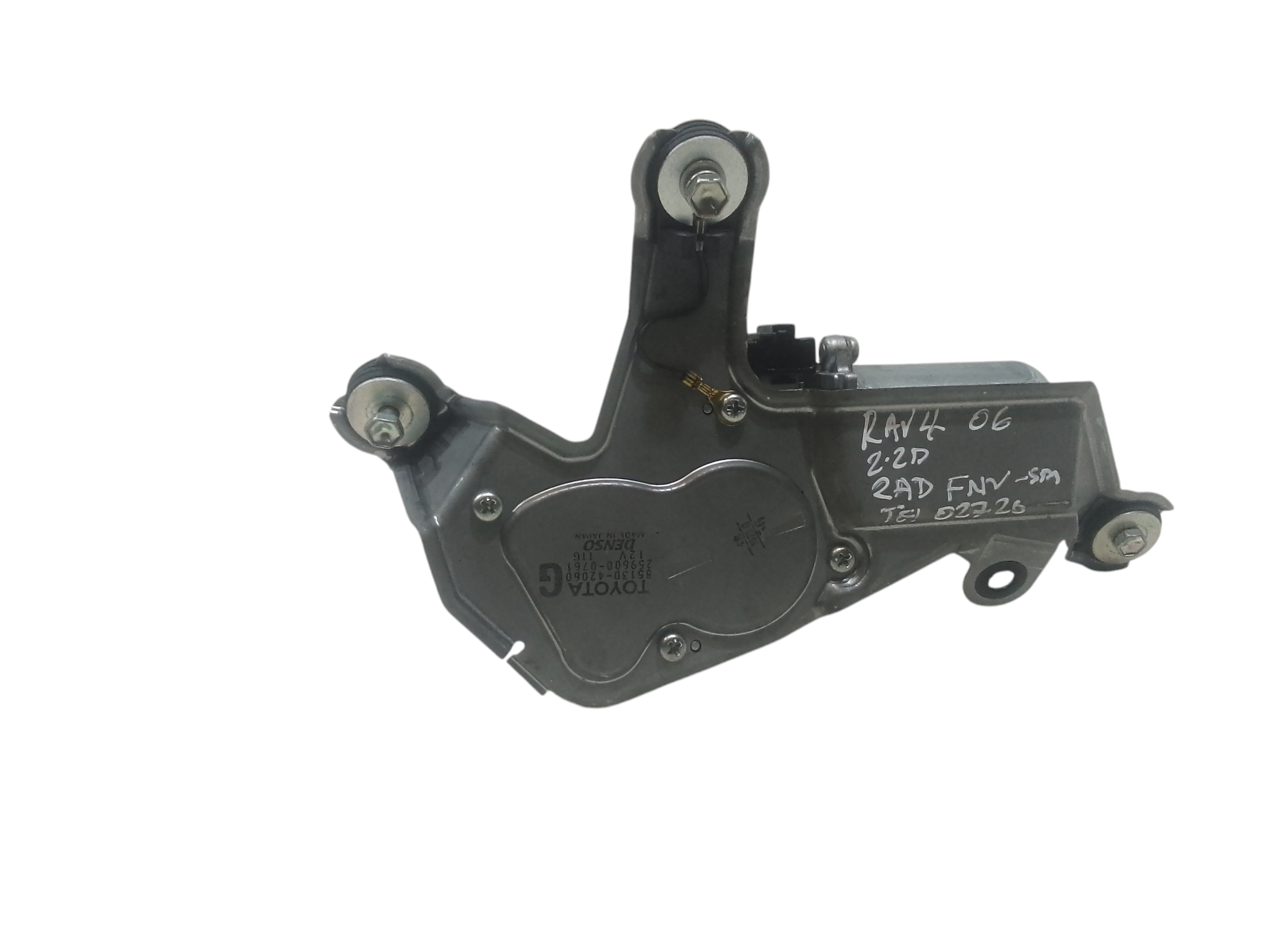 Motorino Tergicristallo Posteriore per Toyota Rav4 4 Serie (2005 - 2009)