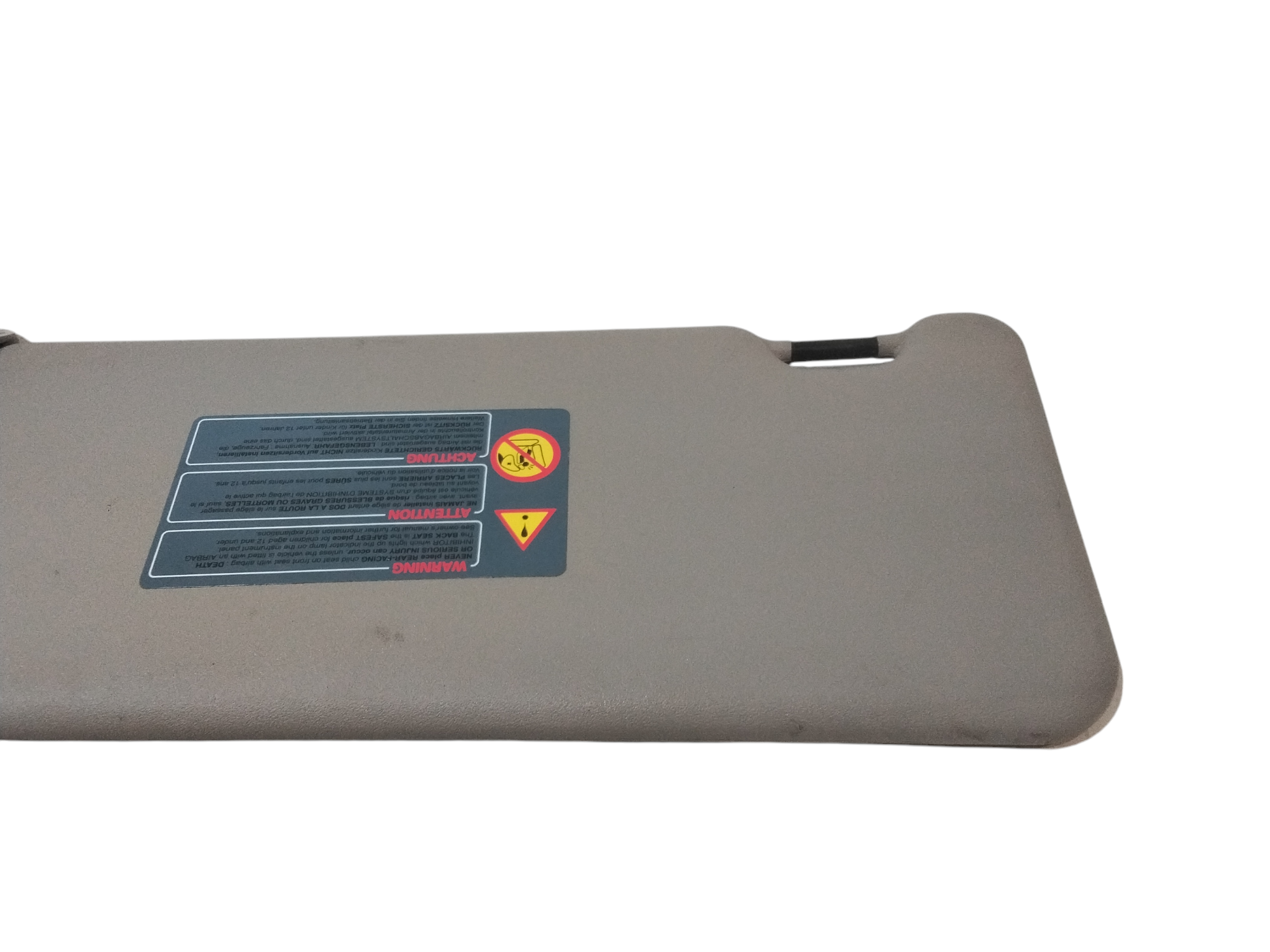 Parasole aletta Lato Passeggero per Dacia Sandero 1 Serie (2008 - 2012)