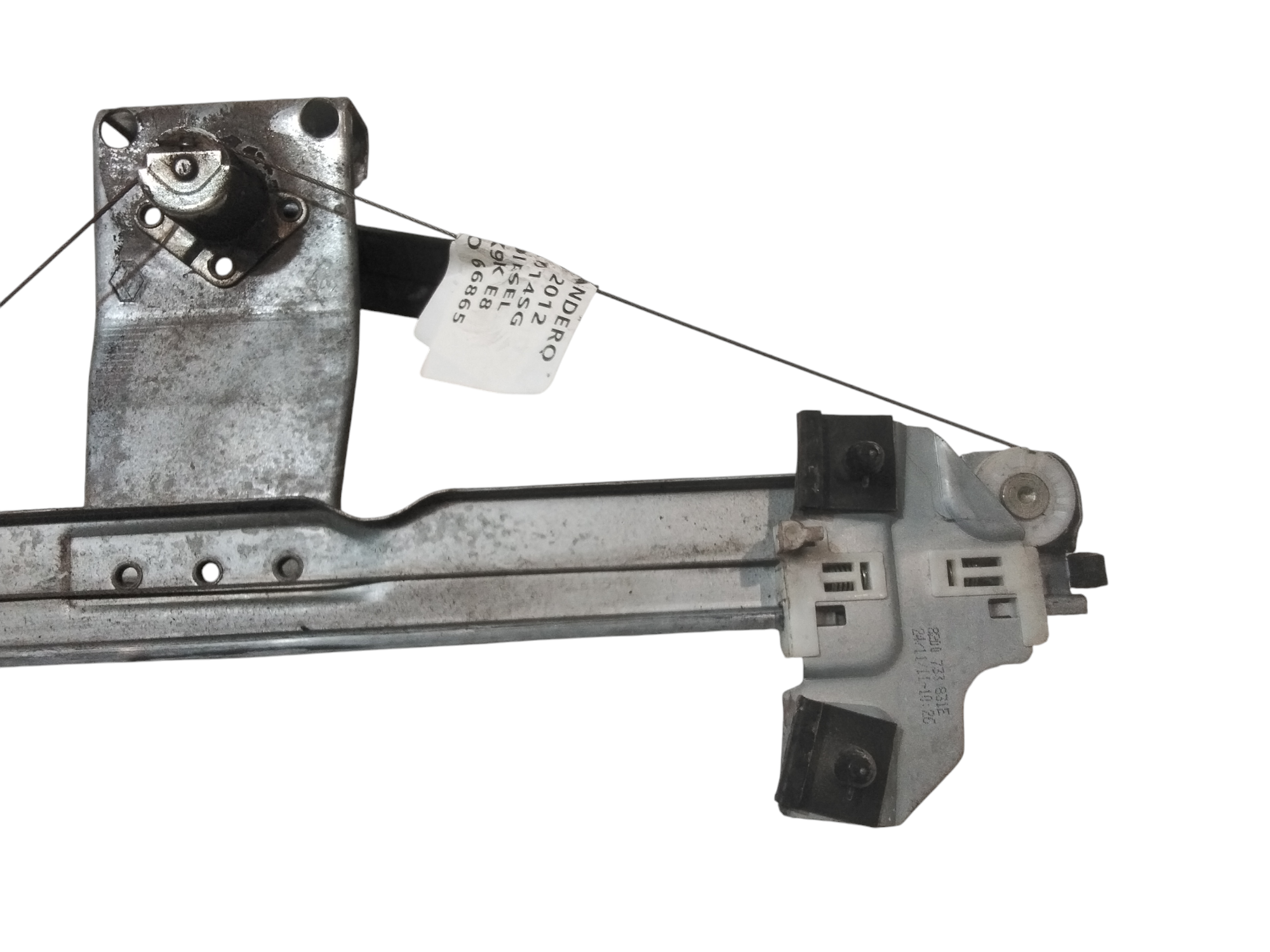 Cremagliera posteriore sinistra guida per Dacia Sandero 1 Serie (2008 - 2012)