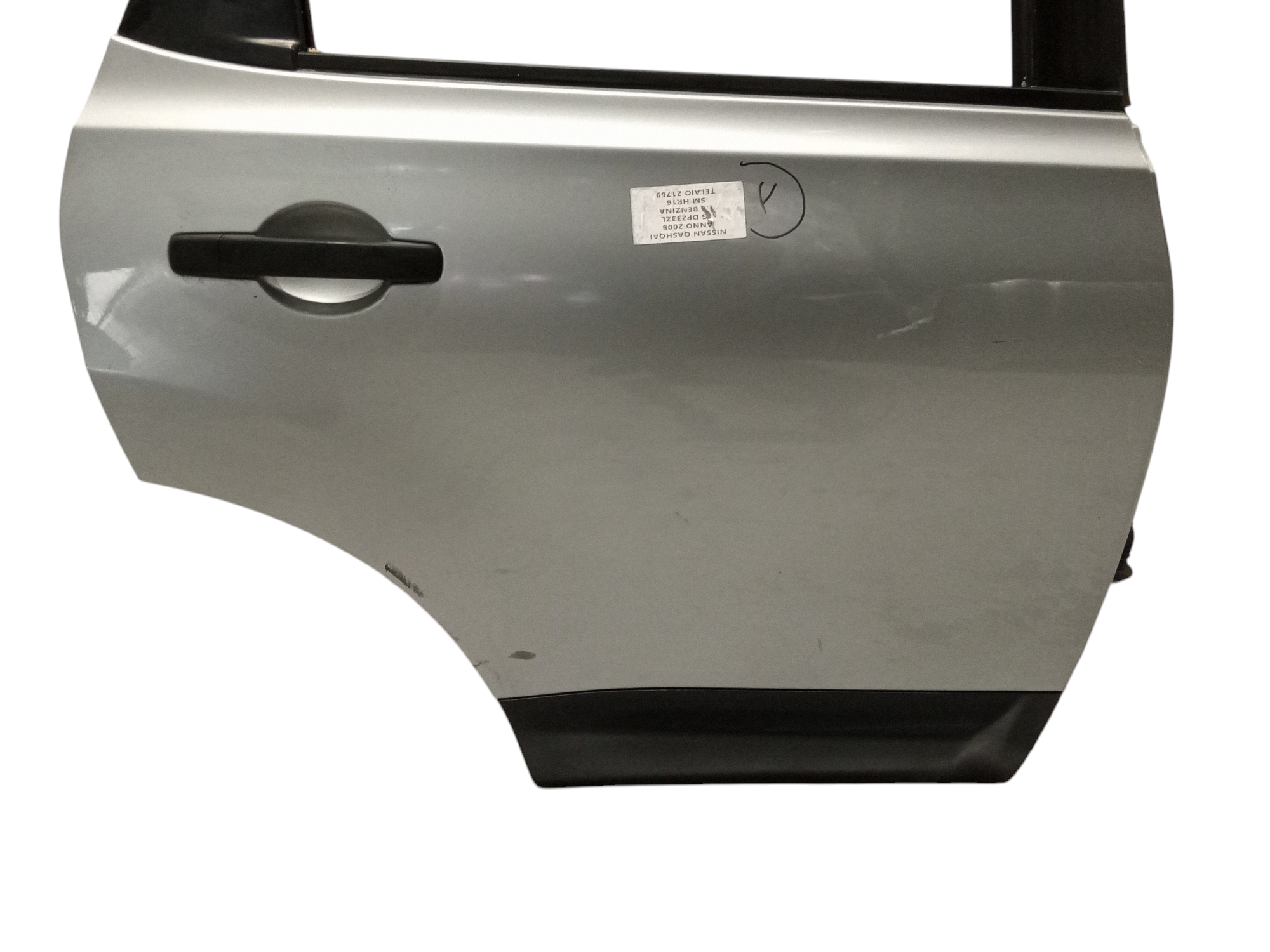 Portiera Posteriore Destra per Nissan Qashqai 1 Serie (2006 - 2009)