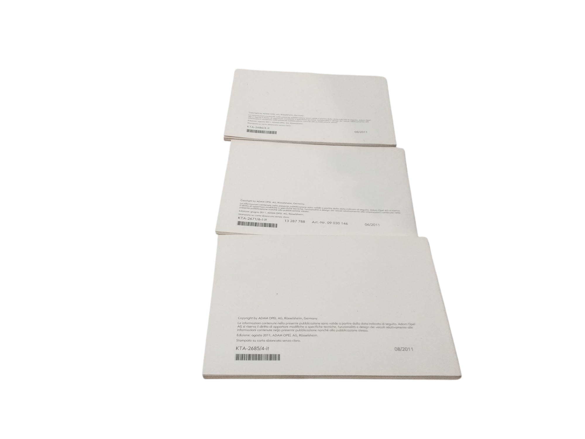 Manuale libretto d istruzioni per Opel Astra J 2 Serie (2011 - In produzione)
