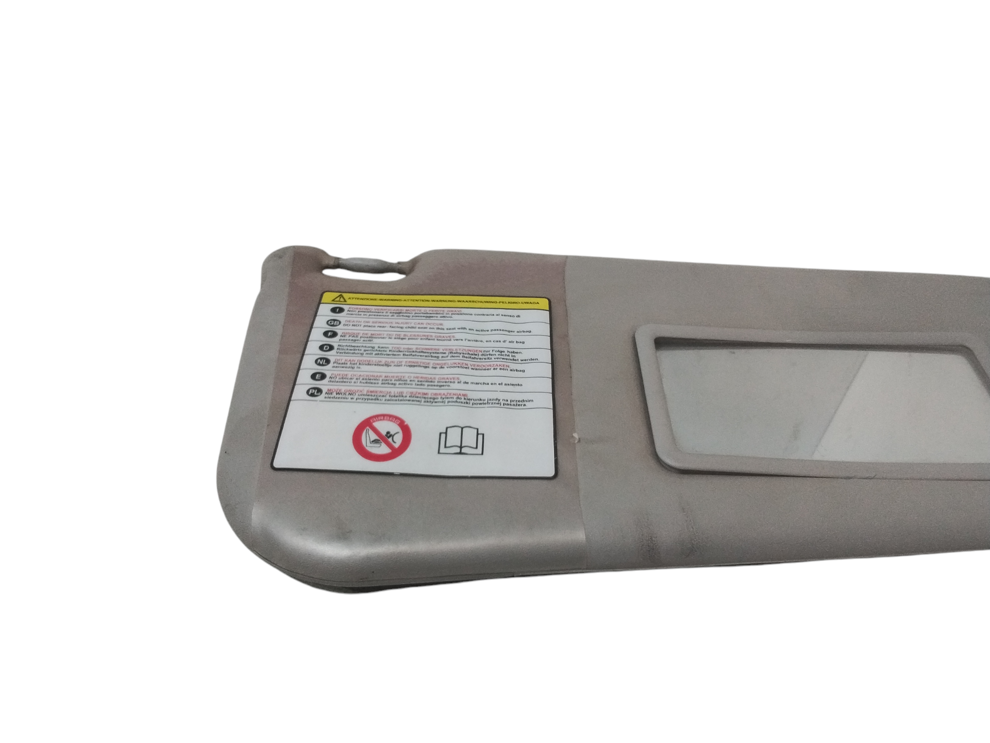 Parasole aletta Lato Passeggero per Fiat Punto Evo (2009 - 2012)