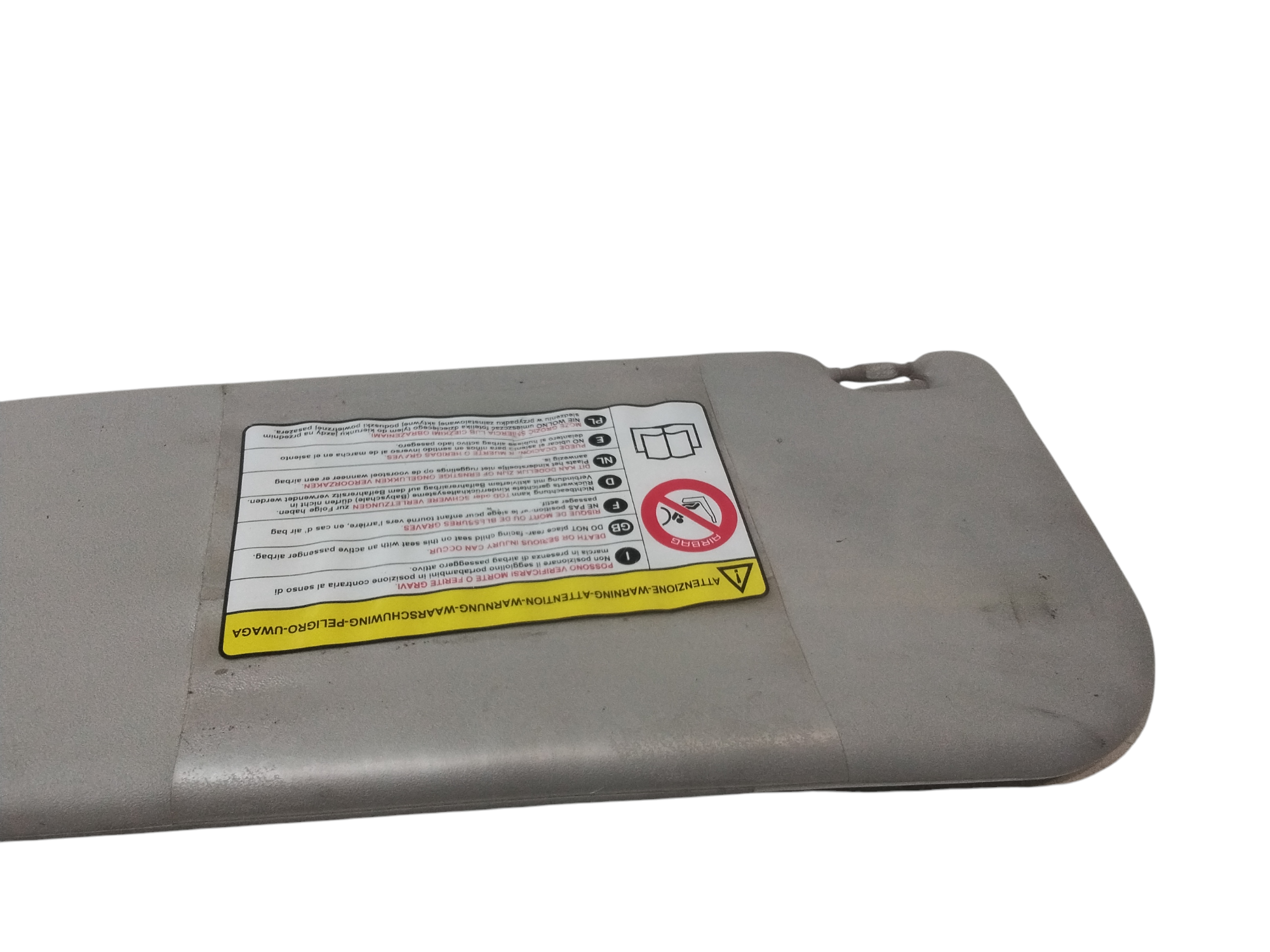 Parasole aletta Lato Passeggero per Fiat Punto Evo (2009 - 2012)