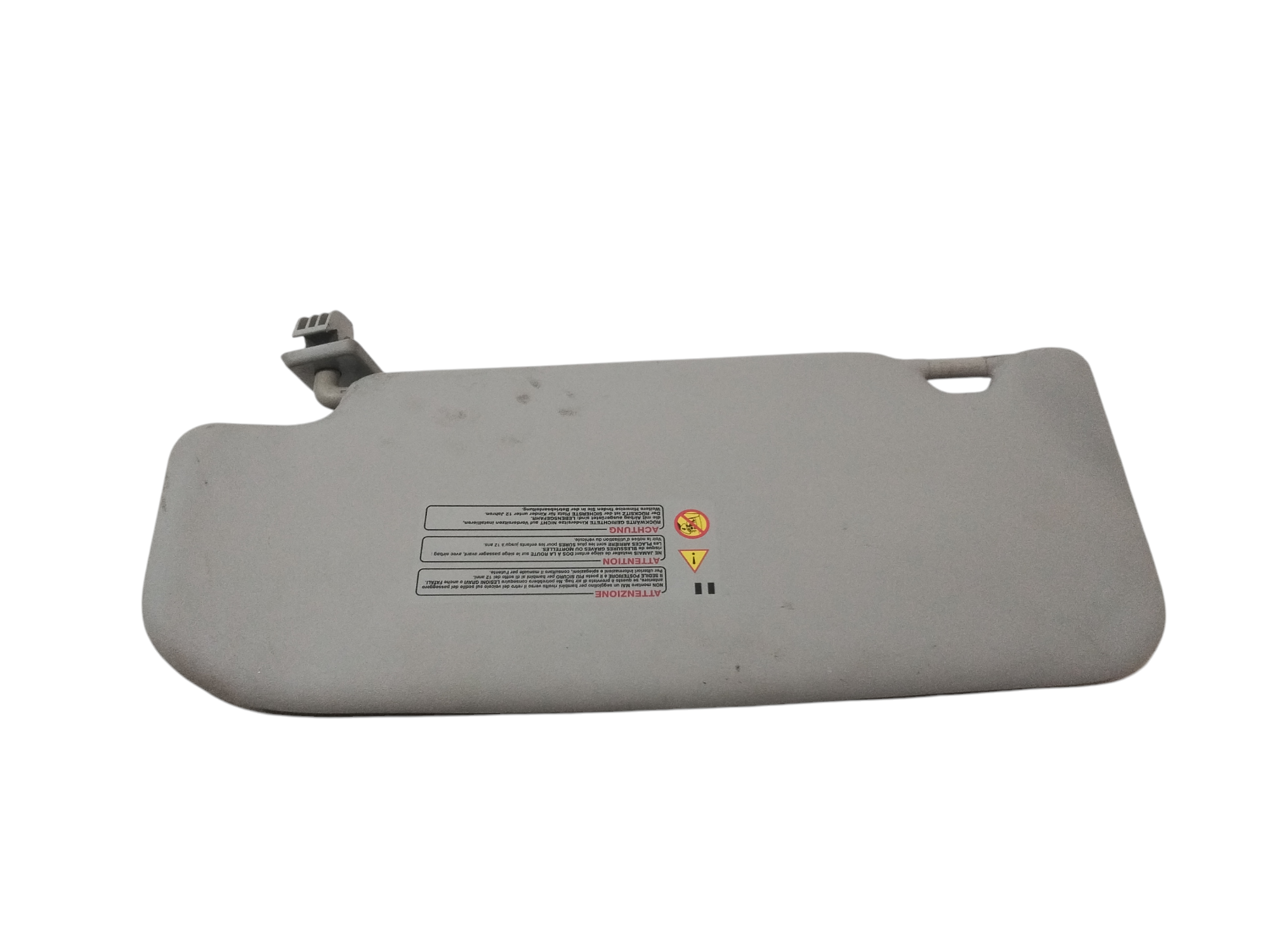 Parasole aletta Lato Passeggero per Nissan Qashqai 1 Serie (2006 - 2009)