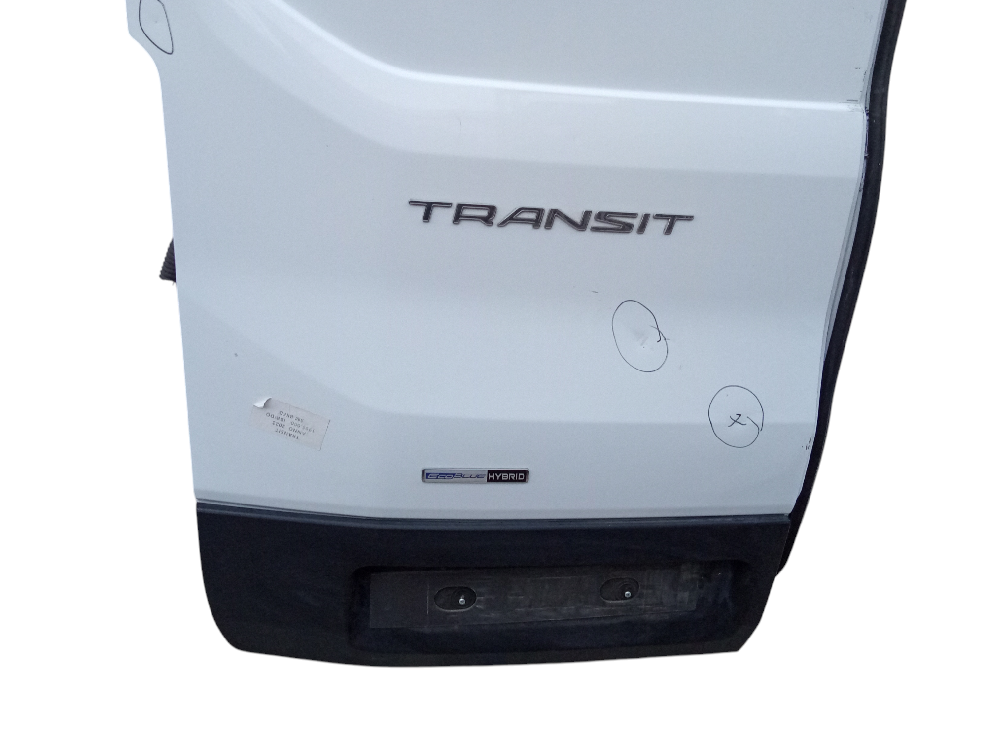 Porta carico posteriore a battente SX lato guida Non vetrata per Ford Transit (2020 - )