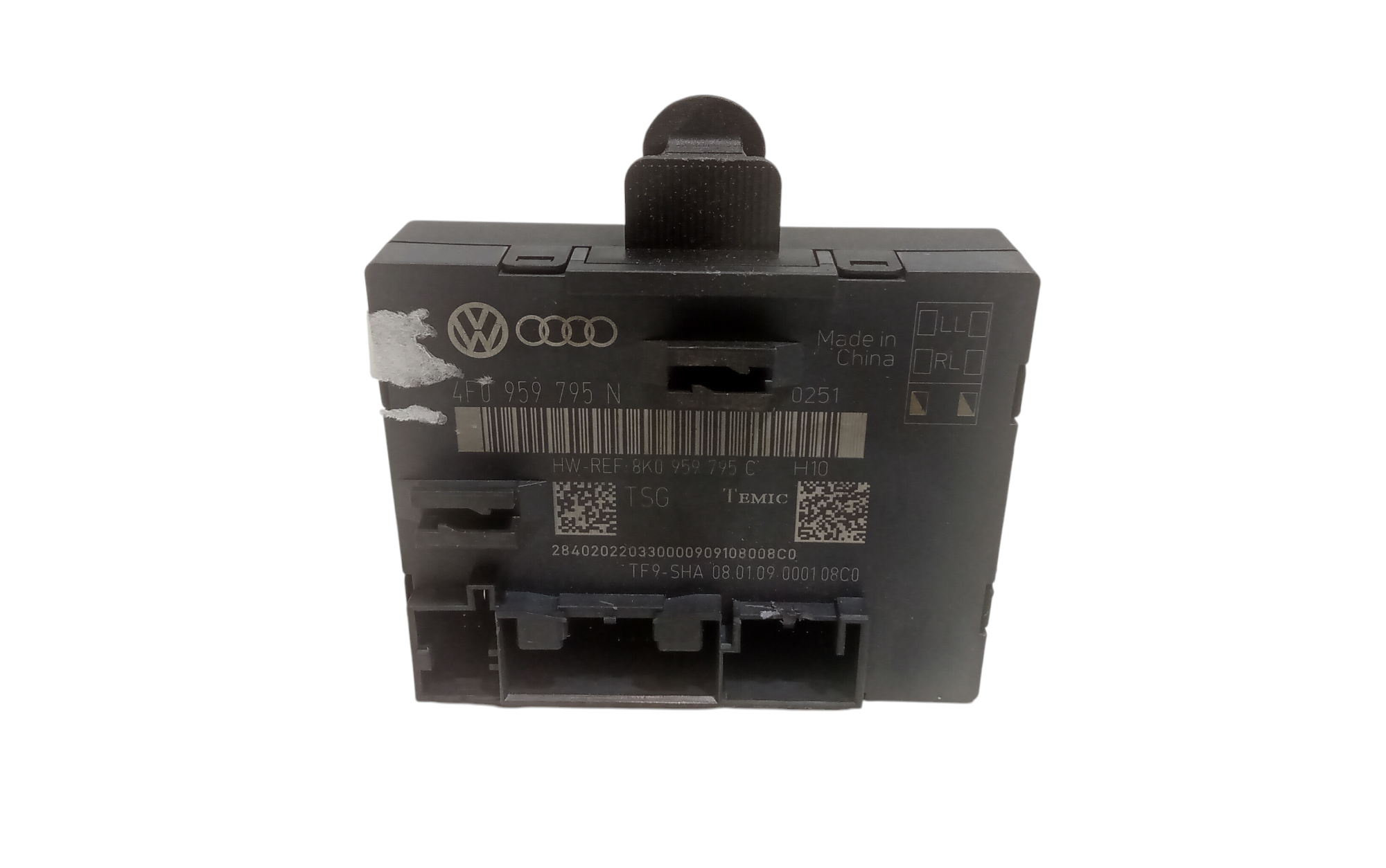 Centralina porta posteriore sx per Audi Q5 Serie (8rb) (08>12) (2008 - 2012)