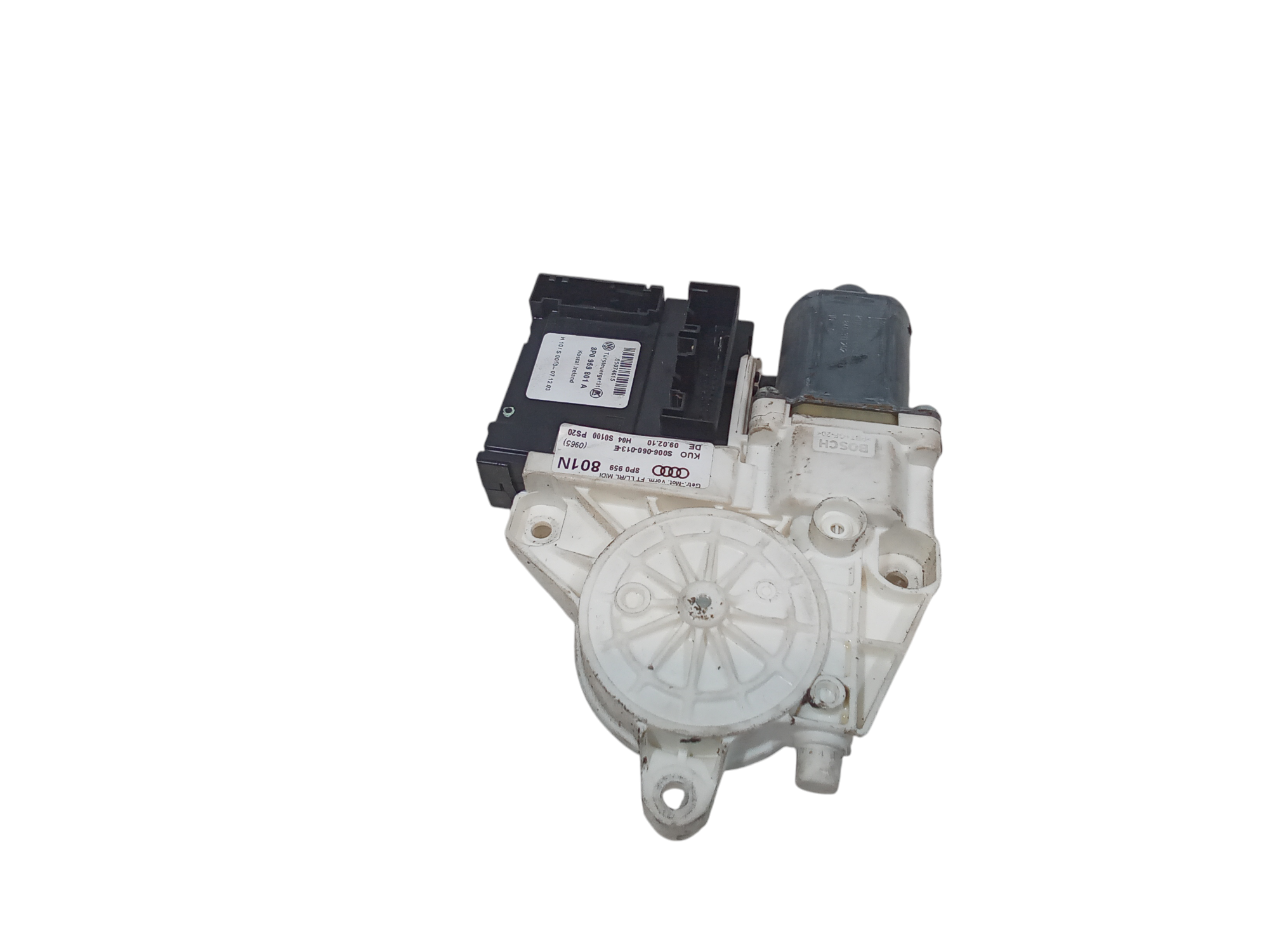 Motorino Alzavetro anteriore Sinistro per Audi A3 Sportback Serie (8pa) (04>08) (2004 - 2008)