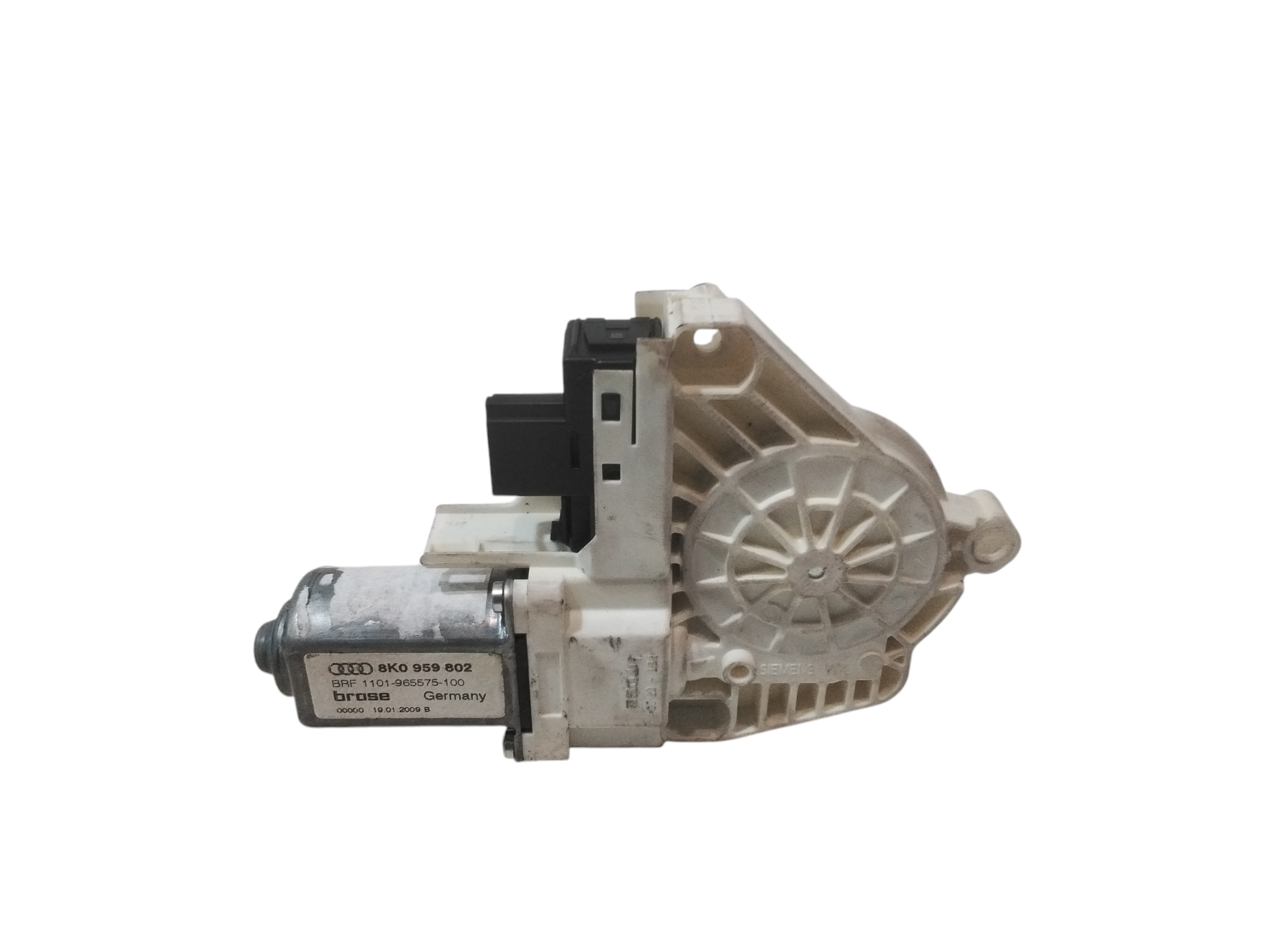 Motorino Alzavetro anteriore Sinistro per Audi Q5 Serie (8rb) (08>12) (2008 - 2012)