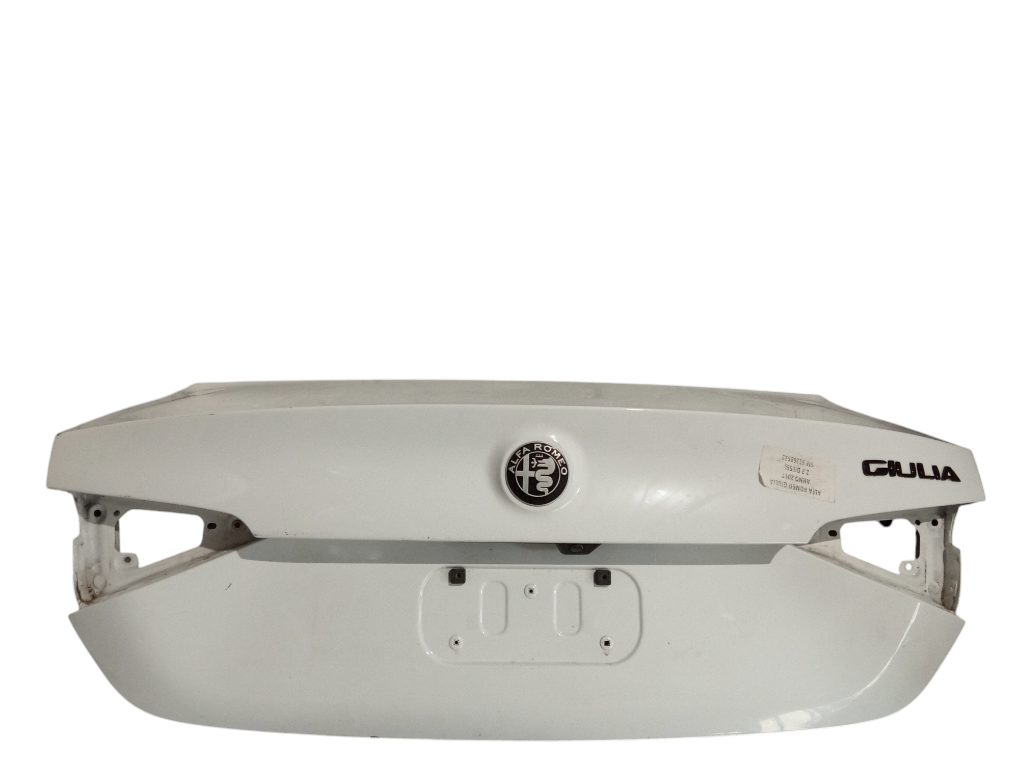 Cofano Baule Posteriore per Alfa Romeo Giulia Serie (952_) (16>) (2016 - In produzione)