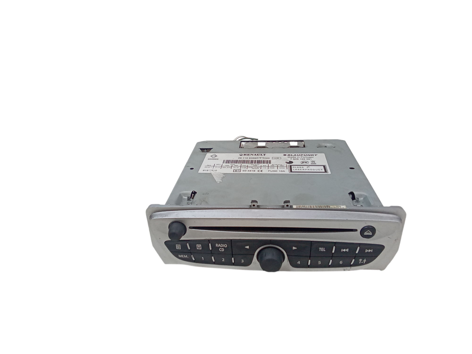 Autoradio per Renault Scenic Serie (09>16) (2009 - 2016)