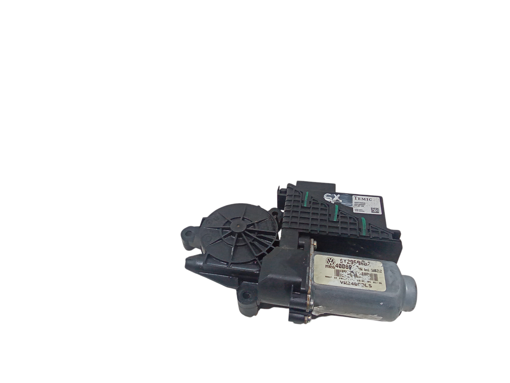 Motorino Alzavetro anteriore Sinistro per Volkswagen Polo 4 Serie (2001 - 2009)