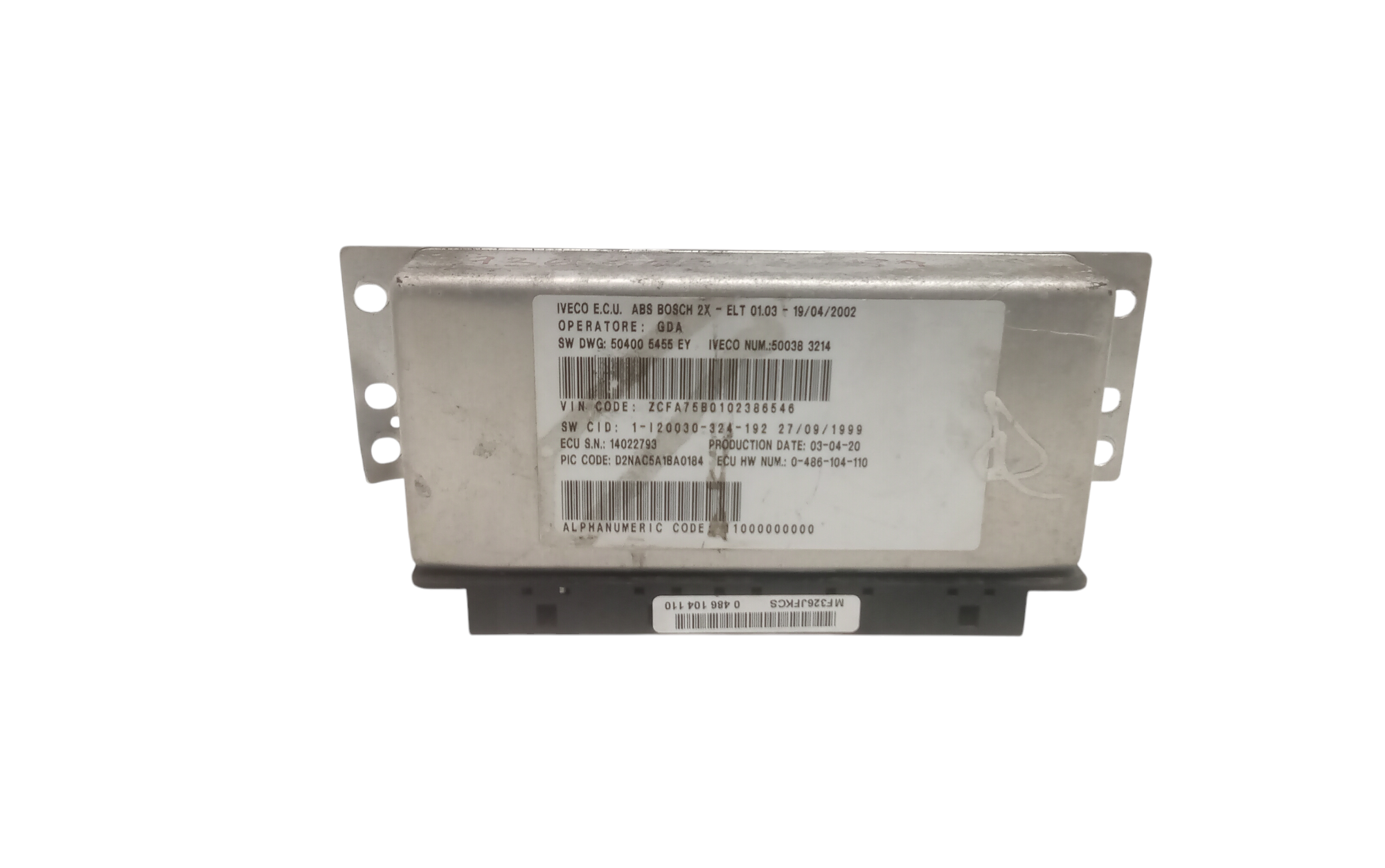 Centralina ABS per Iveco Eurocargo 1 Serie (1991 - 2002)