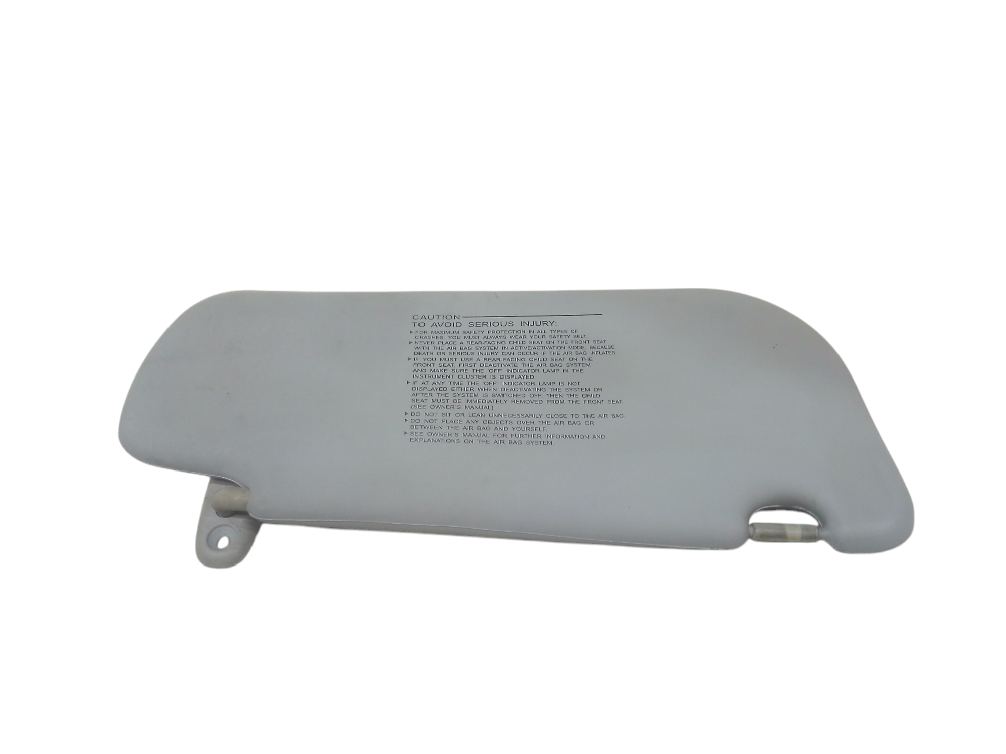 Parasole aletta anteriore Lato Guida per Kia Picanto 1 Serie (2004 - 2008)