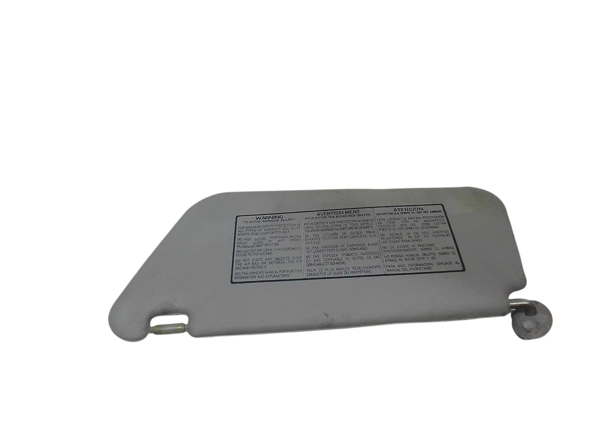 Parasole aletta Lato Passeggero per Chevrolet Matiz 2 Serie (2001 - 2005)