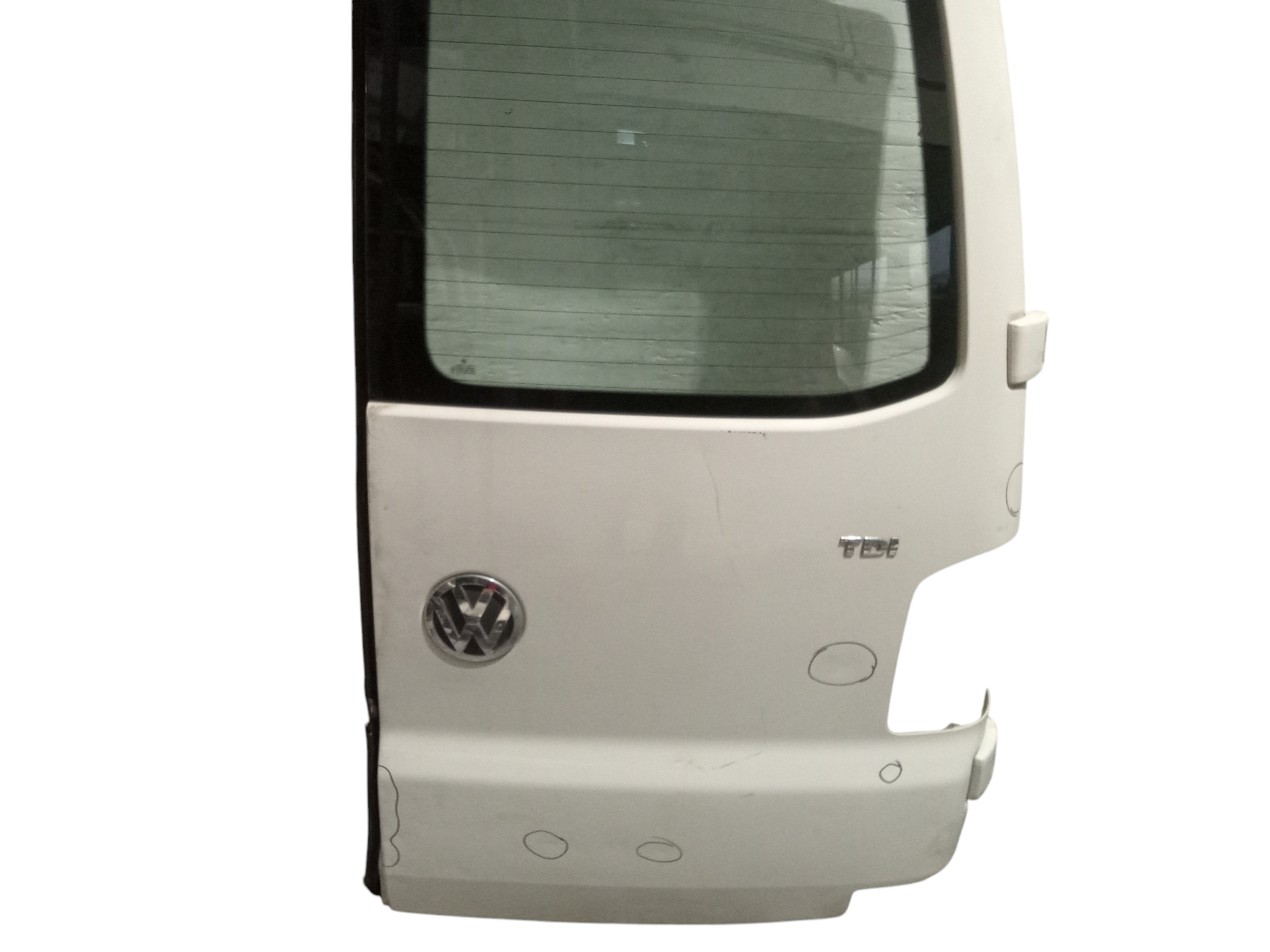 Porta carico posteriore a battente DX lato passeggero vetrat per Volkswagen Transporter T5 Serie  (03>09) (2003 - 2009)
