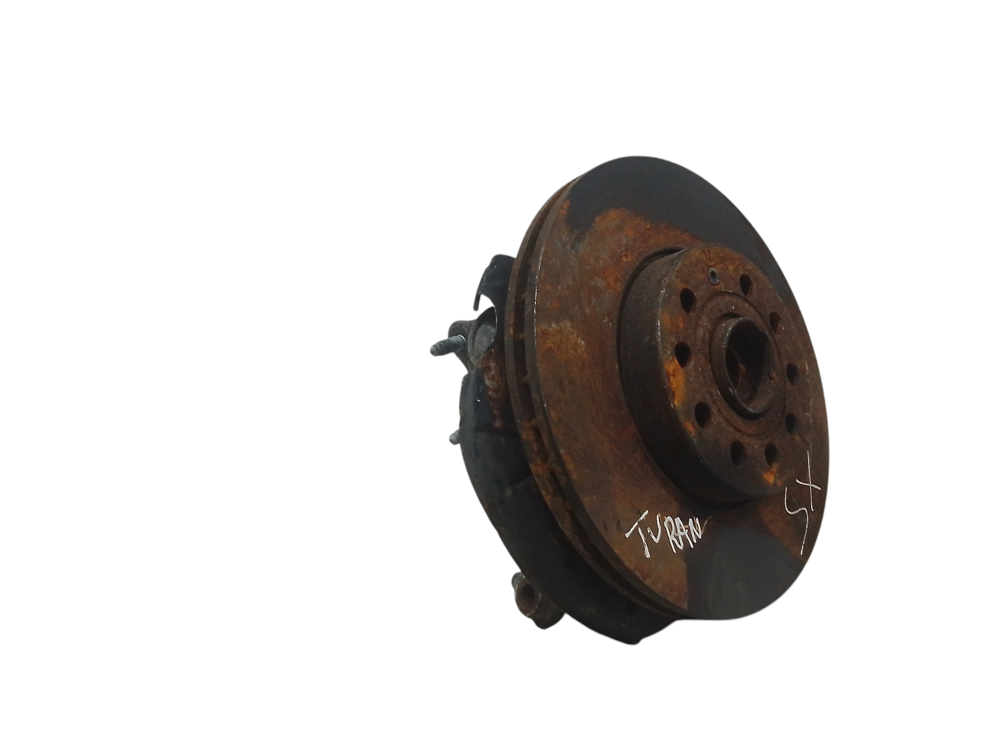 Mozzo ruota anteriore Sinistra guida per Volkswagen Touran 2 Serie (2007 - 2010)