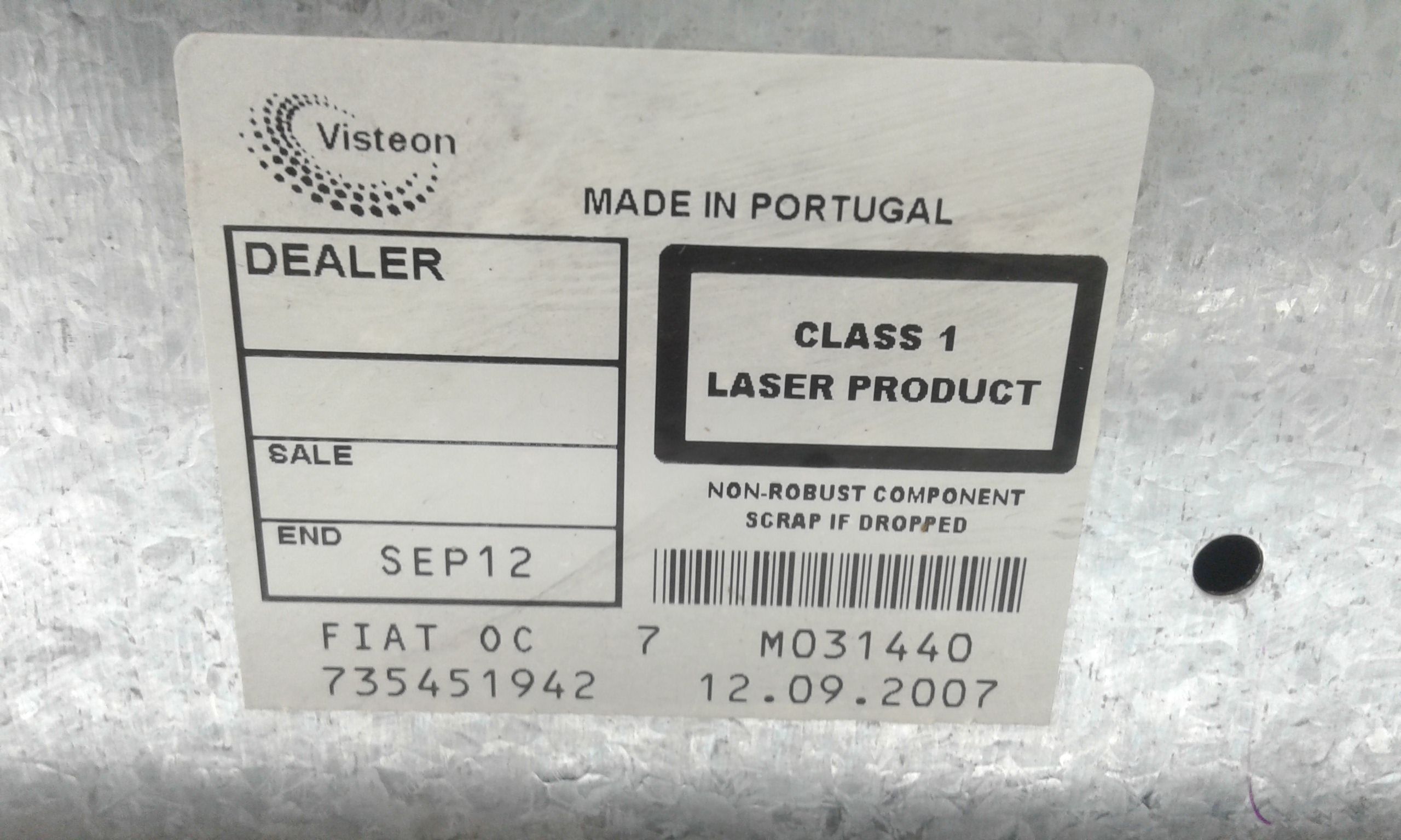 Autoradio MP3 FIAT Bravo 2 Serie