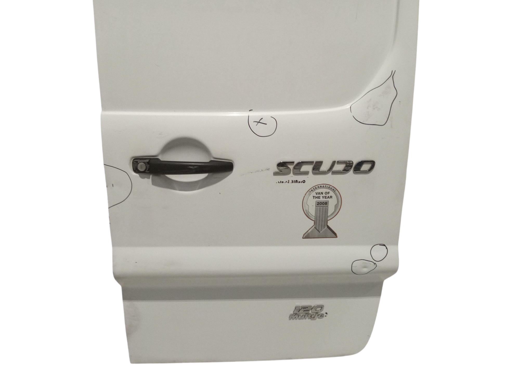 Porta carico posteriore a battente DX lato passeggero Non ve per Fiat Scudo 3 Serie (2007 - In produzione)