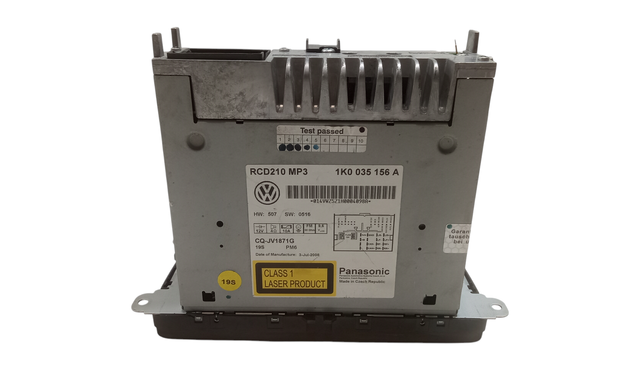 Autoradio per Volkswagen Touran 2 Serie (2007 - 2010)