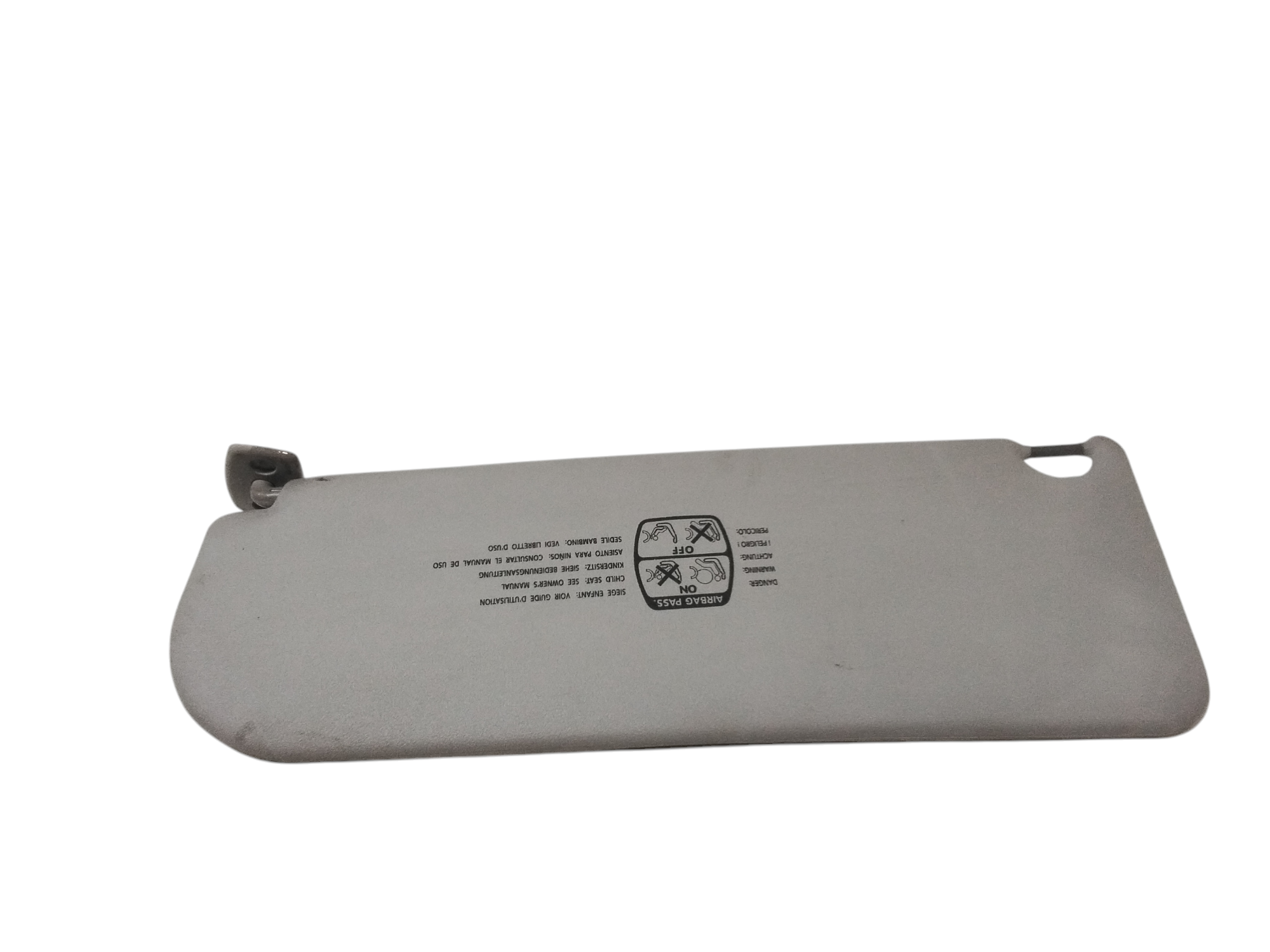 Parasole aletta Lato Passeggero per Fiat Ulysse 3 Serie (2002 - 2008)