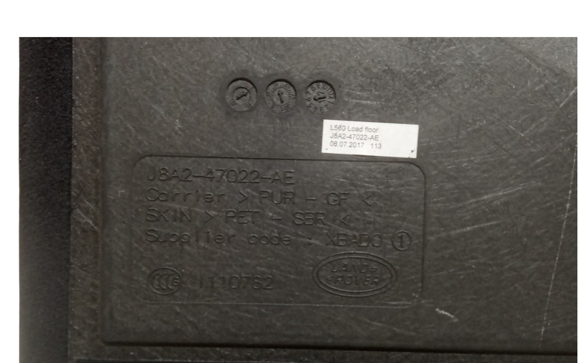 Tappeto vano baule per Land Rover Range Rover Velar (17>) (2017 - In produzione)