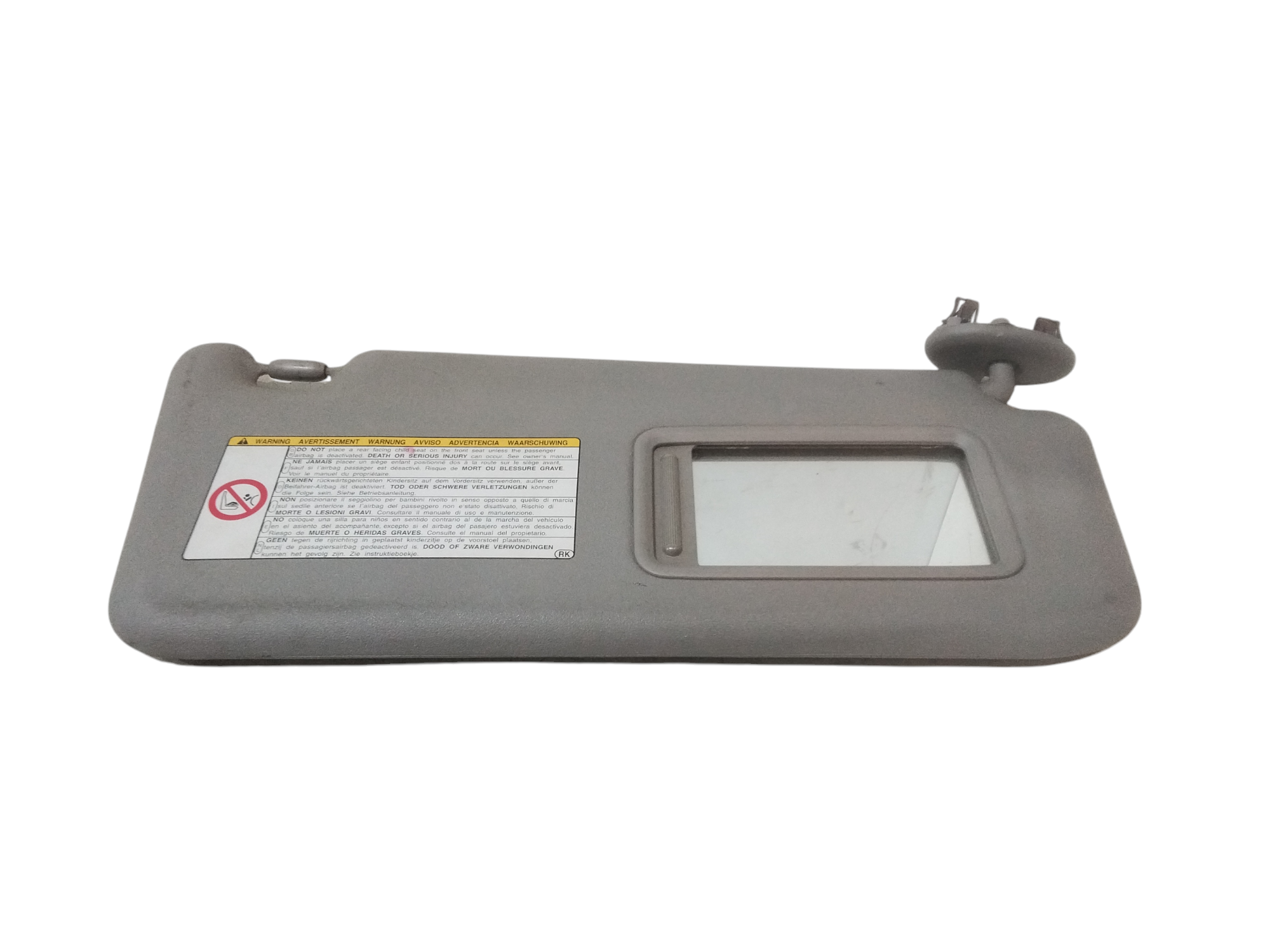 Parasole aletta Lato Passeggero per Toyota Iq 1 Serie (2009 - In produzione)