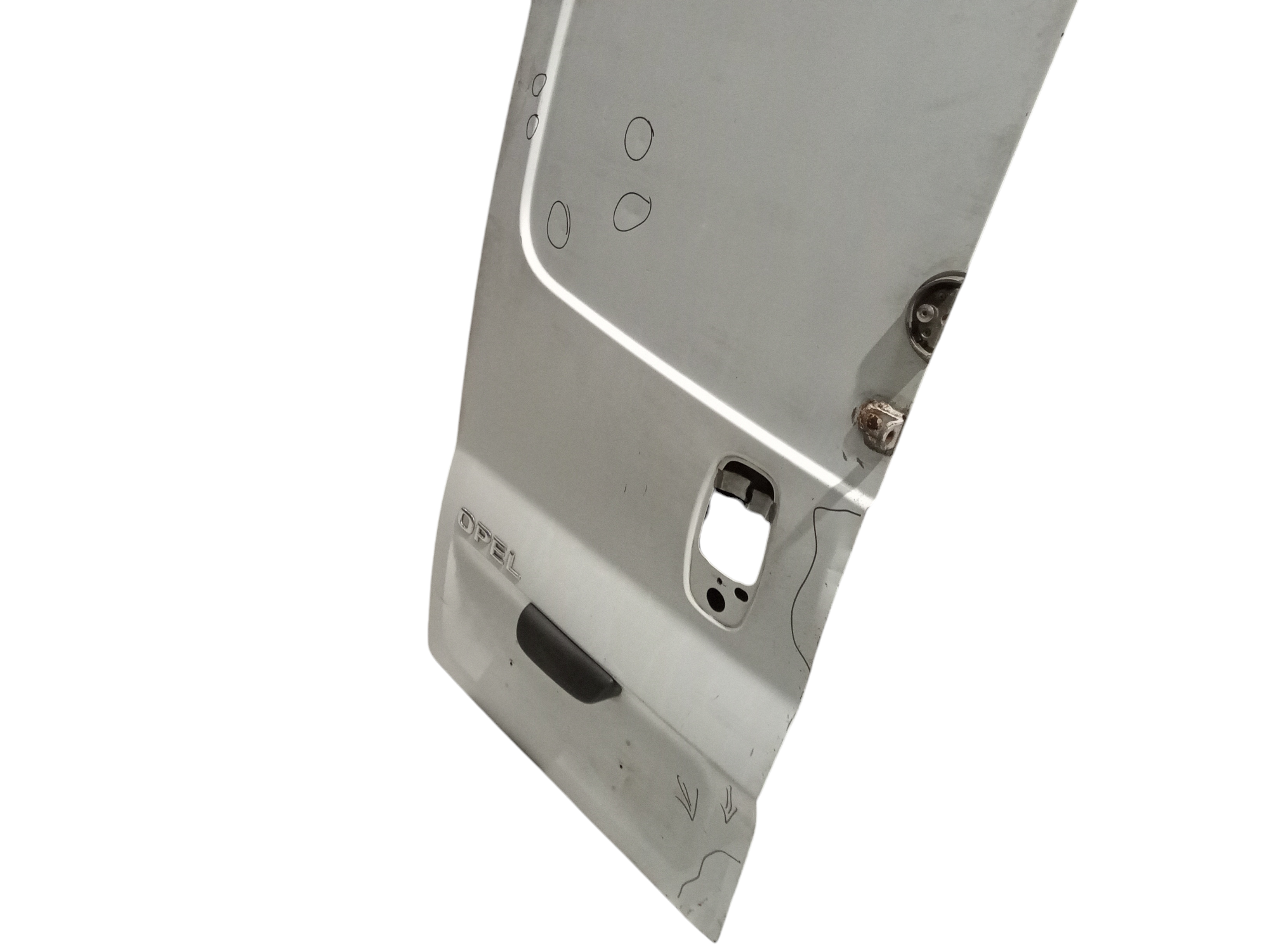 Porta carico posteriore a battente SX lato guida Non vetrata per Opel Vivaro 1 Serie (2001 - 2006)