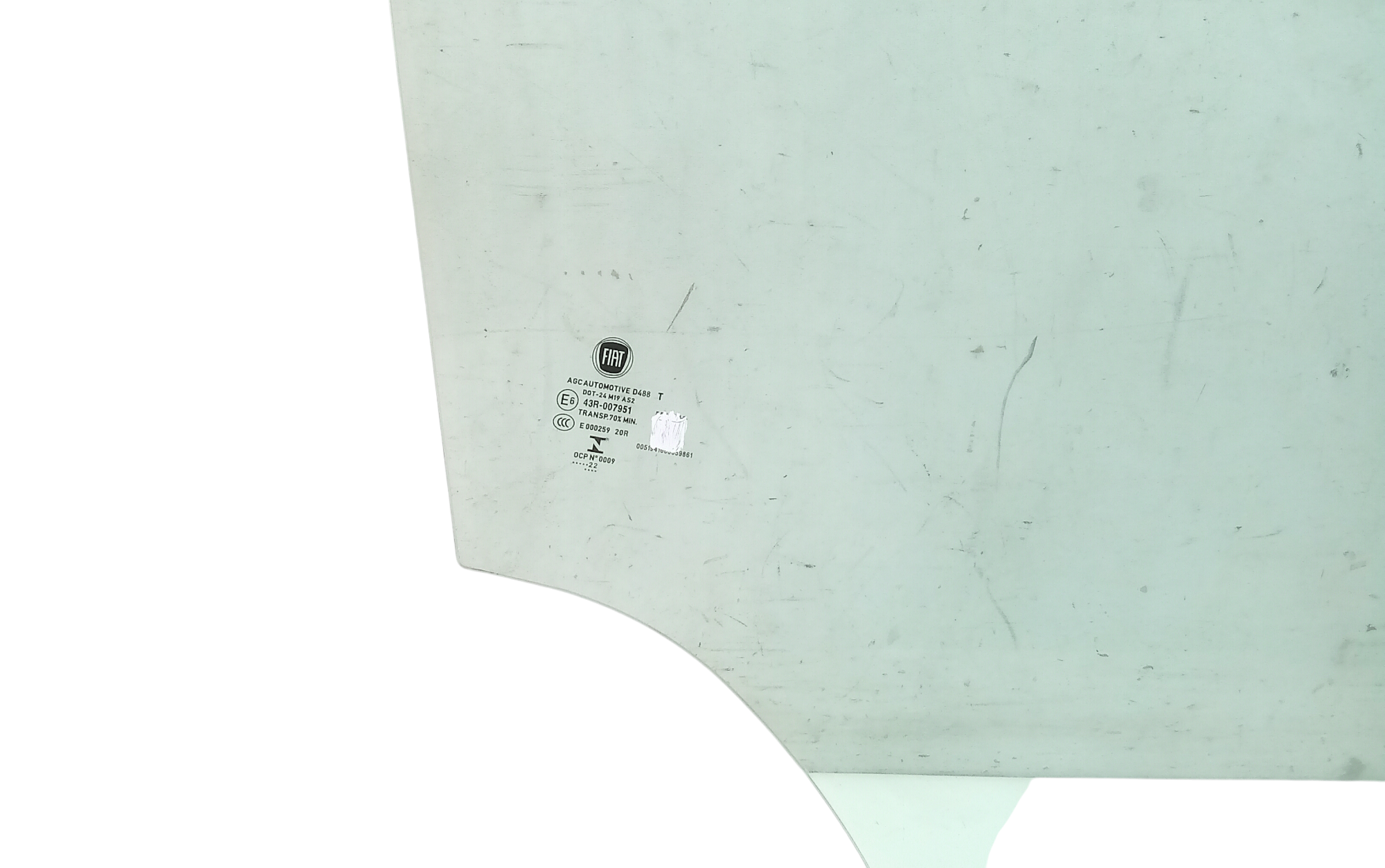 Vetro scendente anteriore destro per Fiat 500 X Serie (15>) (2015 - In produzione)