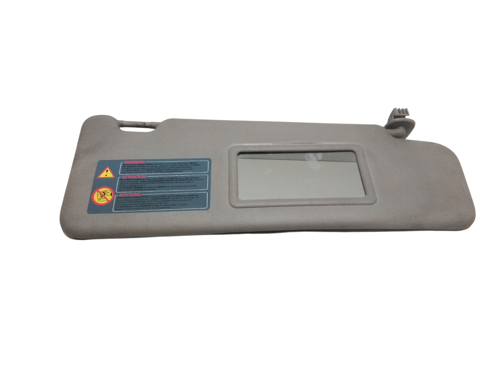 Parasole aletta Lato Passeggero per Dacia Sandero 1 Serie (2008 - 2012)