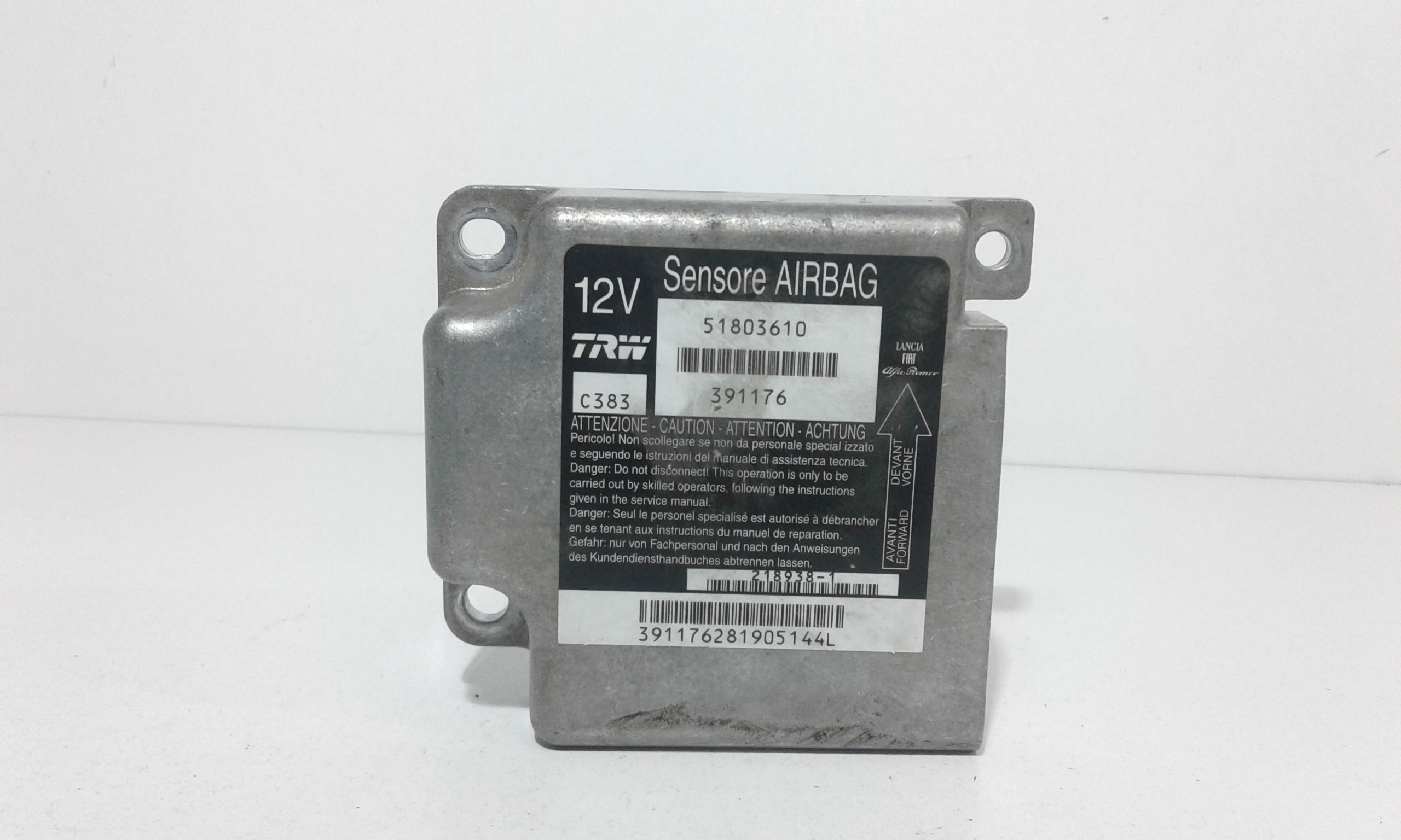 Centralina Airbag FIAT Panda 2 Serie