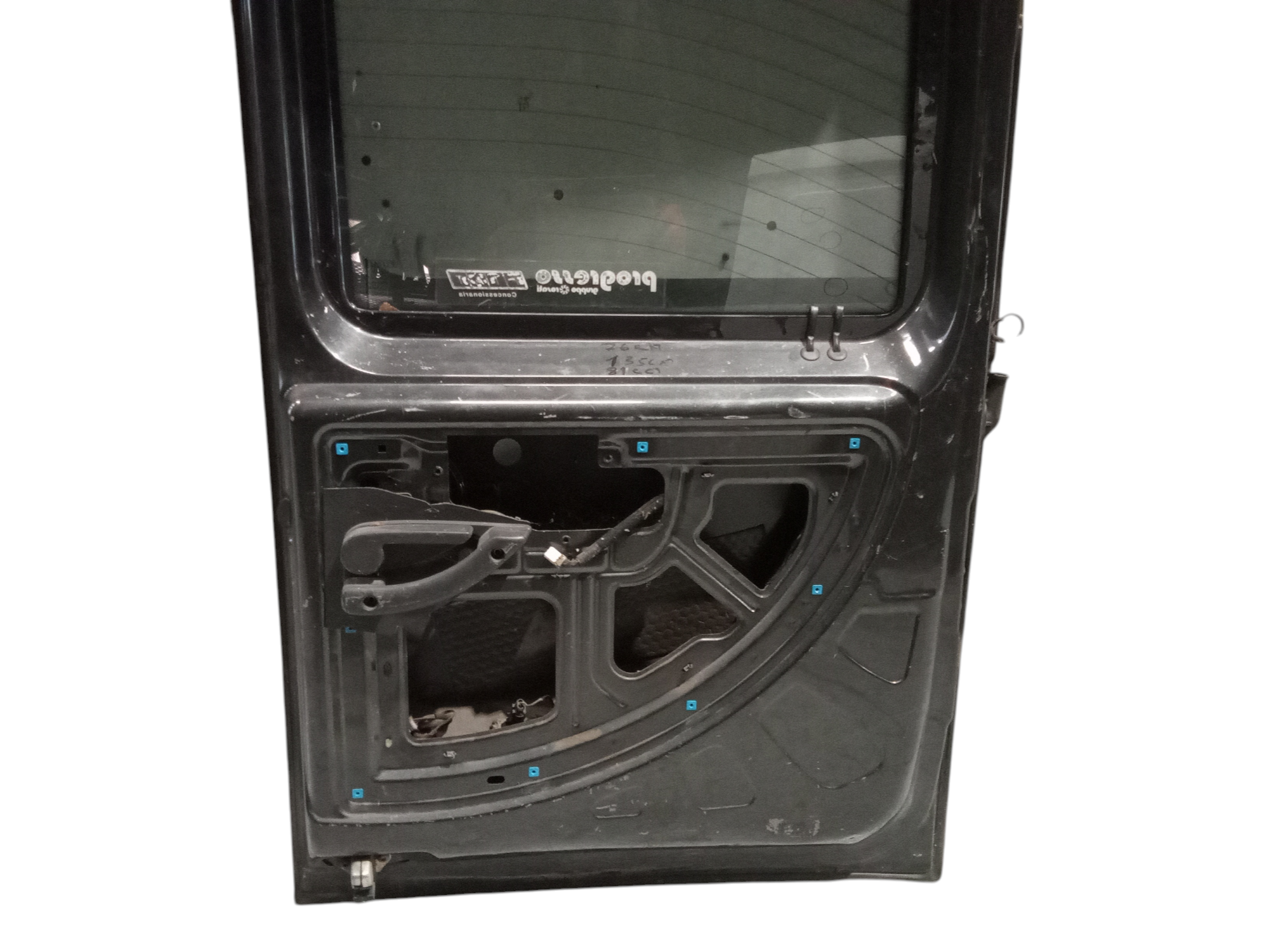 Porta carico posteriore a battente SX lato guida vetrata per Fiat Dobl Cargo (05>09) (2005 - 2009)