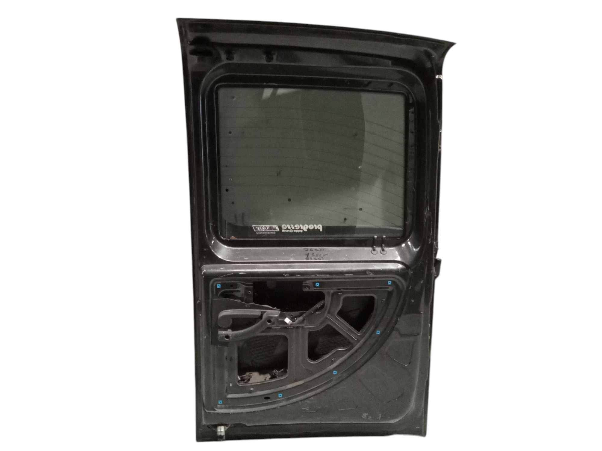 Porta carico posteriore a battente SX lato guida vetrata per Fiat Dobl Cargo (05>09) (2005 - 2009)