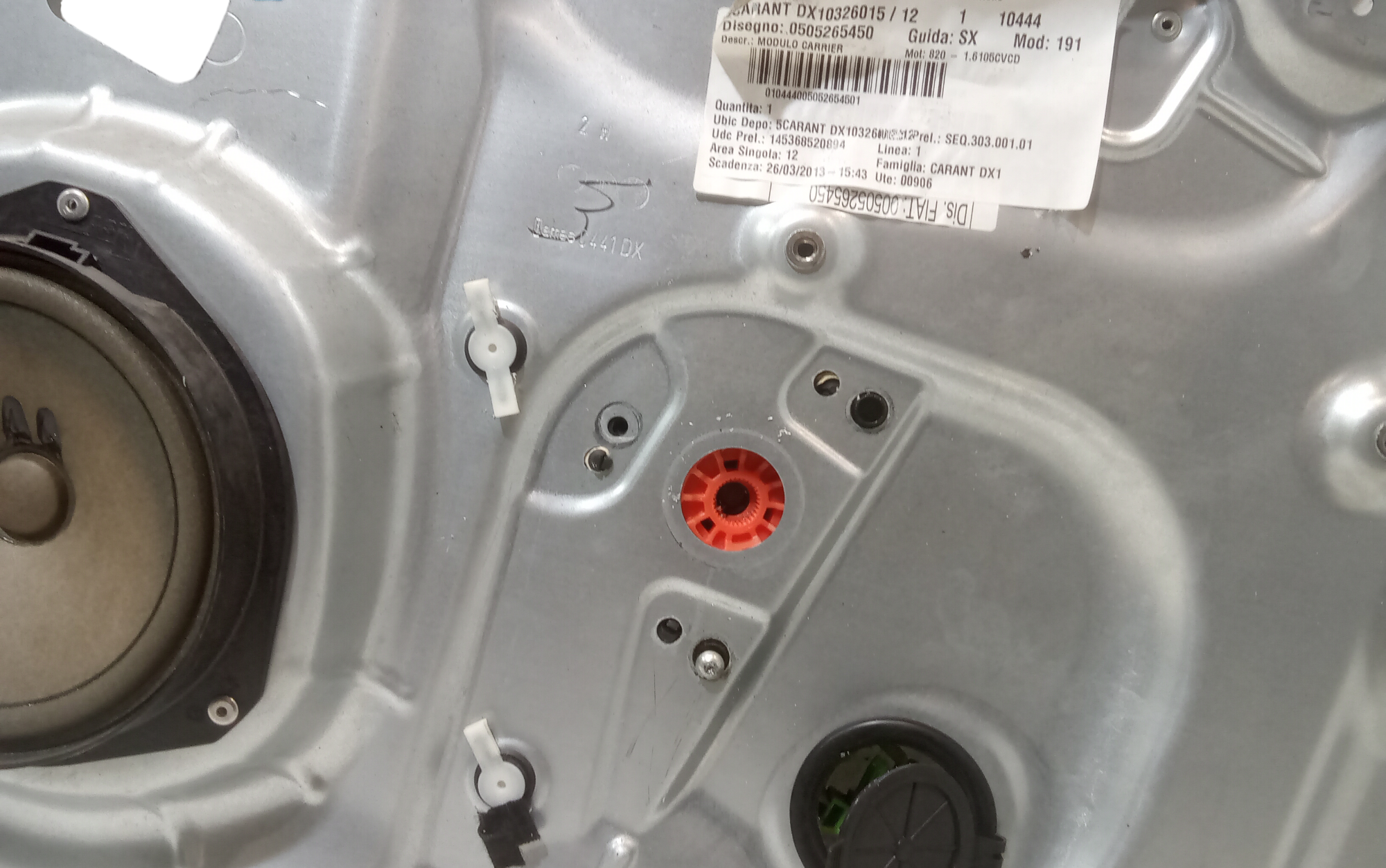 Cremagliera anteriore destra passeggero per Alfa Romeo Giulietta Serie (940_) (13>) (2013 - In produzione)