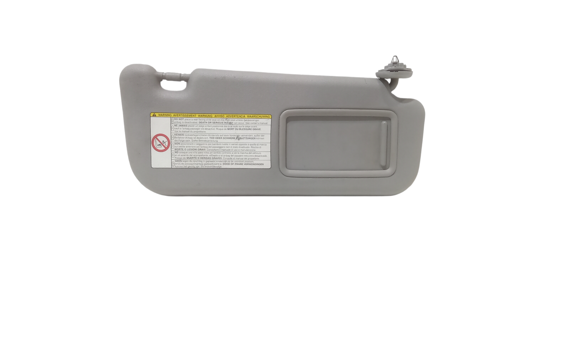 Parasole aletta Lato Passeggero per Toyota Yaris Serie (05>08) (2005 - 2008)