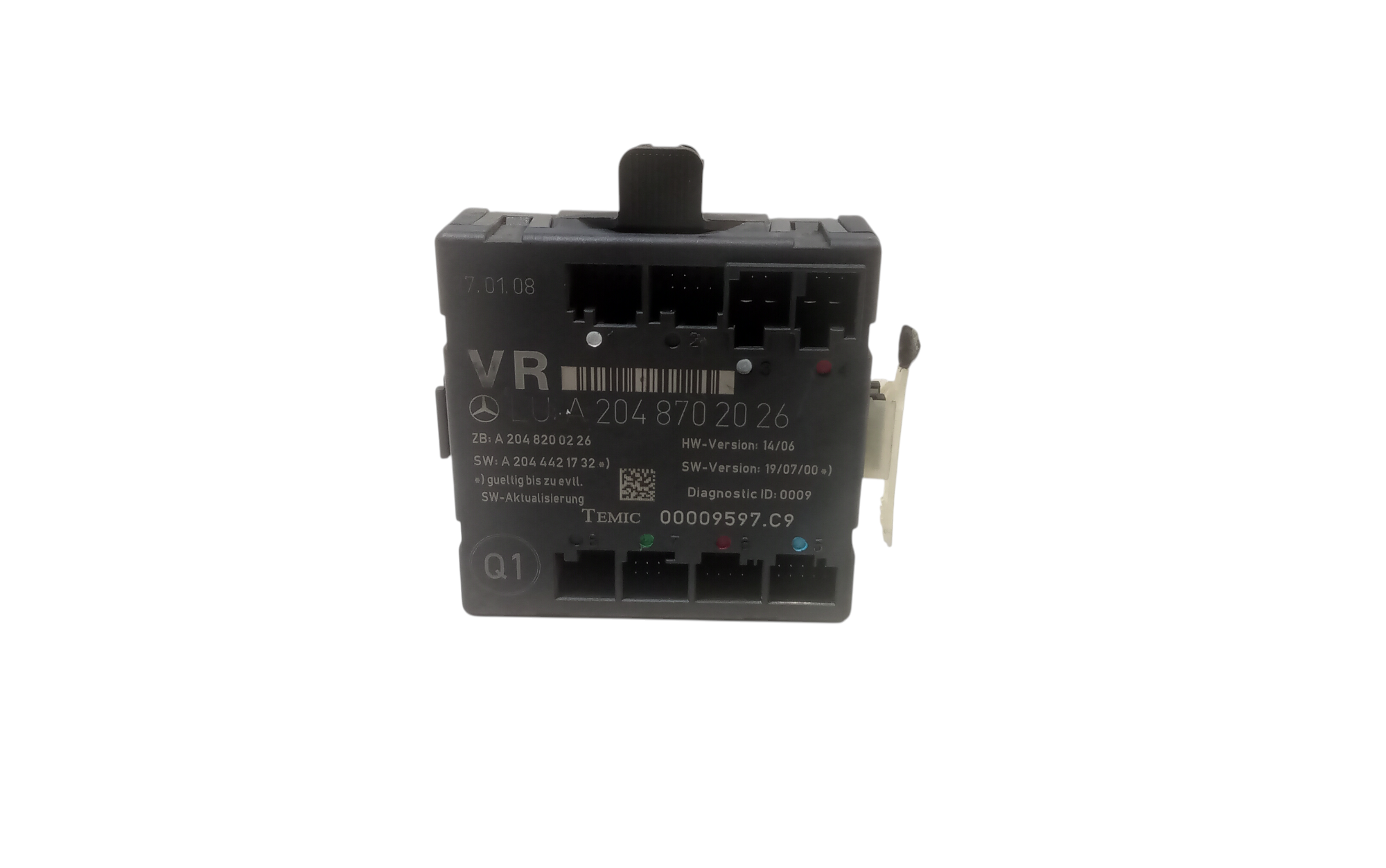 Centralina porta DX passeggero per Mercedes Classe C Berlina W204 (2007 - In produzione)