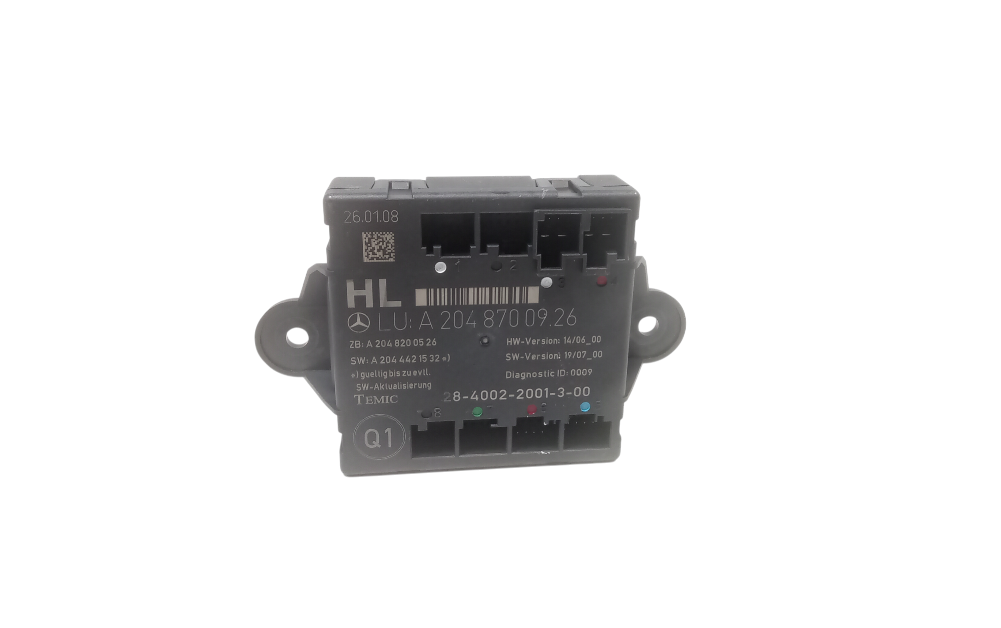 Centralina porta posteriore sx per Mercedes Classe C Berlina W204 (2007 - In produzione)