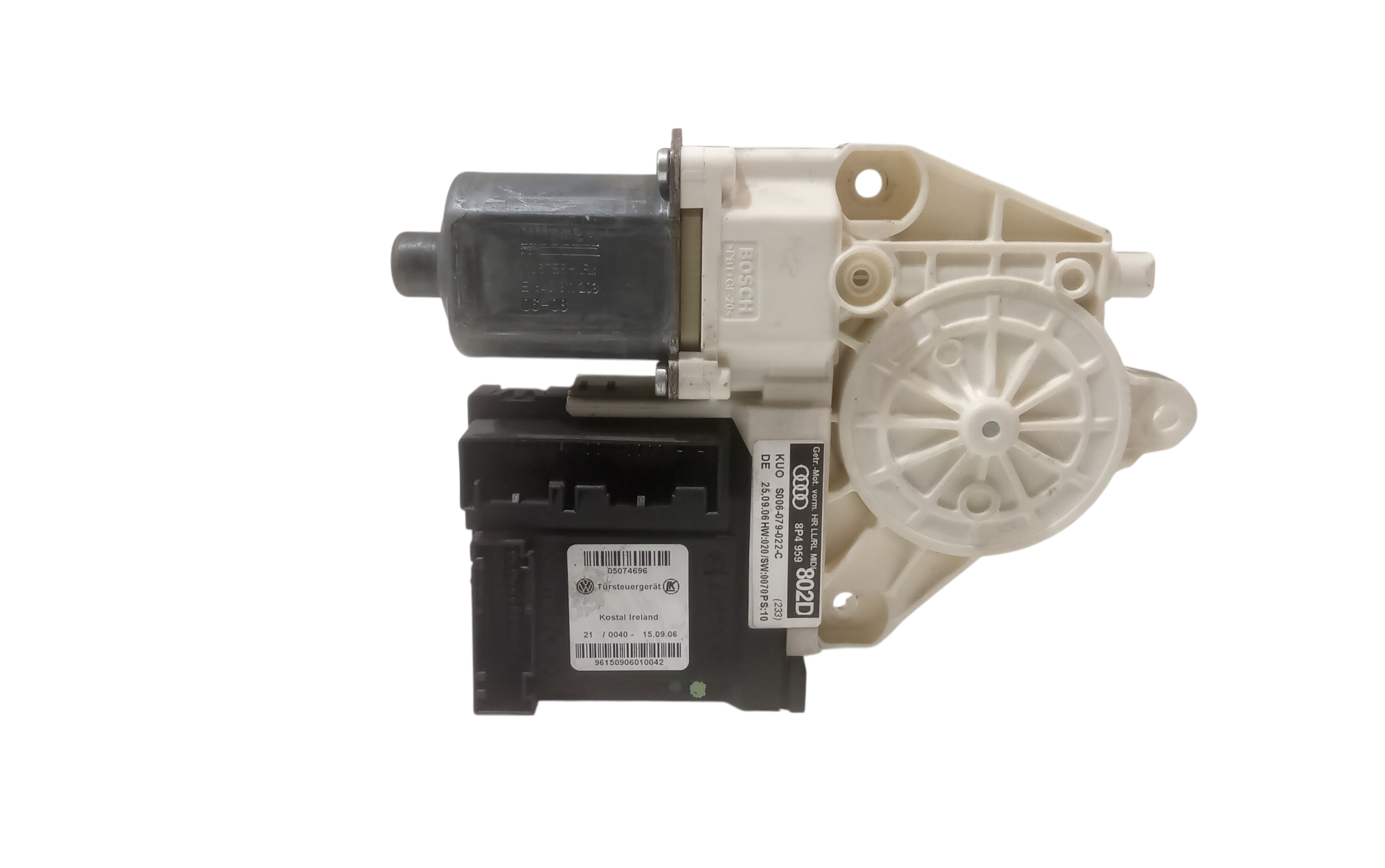 Motorino Alzavetro posteriore destra per Audi A3 Sportback Serie (8pa) (04>08) (2004 - 2008)