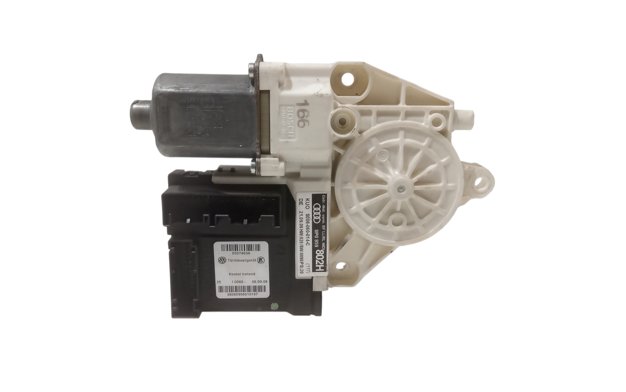 Motorino Alzavetro anteriore destra per Audi A3 Sportback Serie (8pa) (04>08) (2004 - 2008)