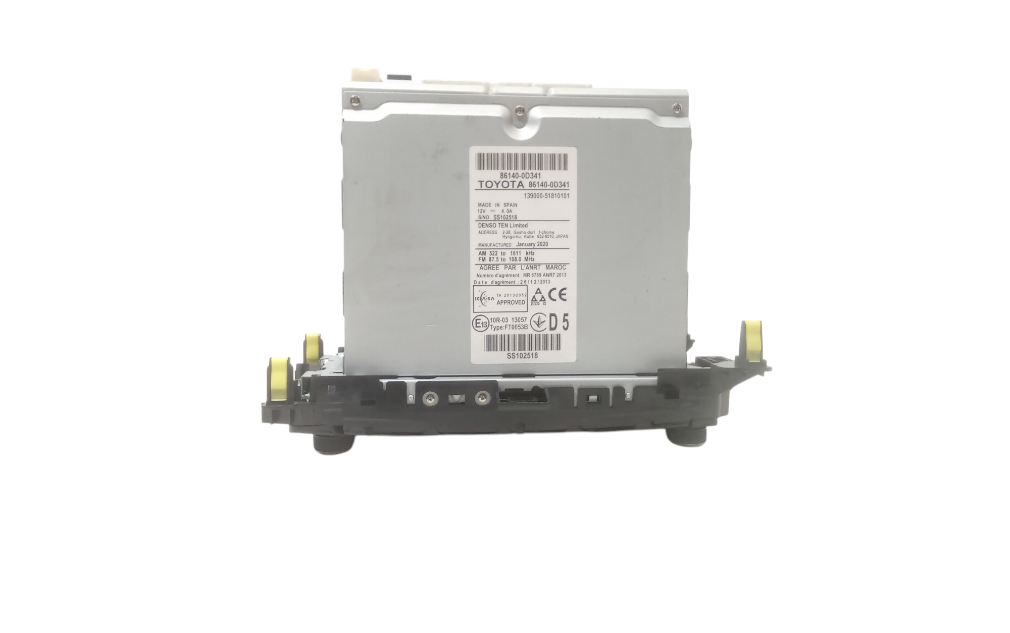 Navigatore per Toyota Yaris Serie (17>) (2017 - In produzione)