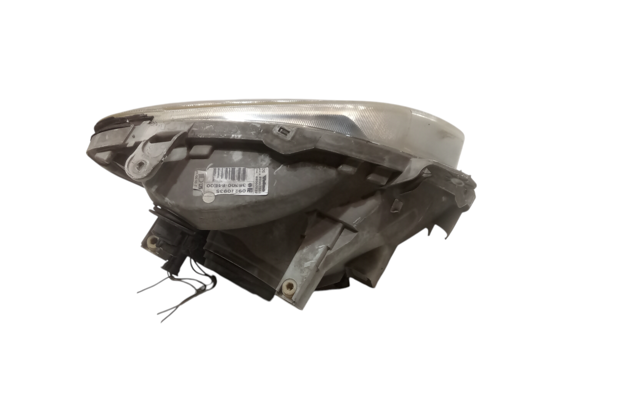 Faro anteriore Sinistro Guida per Opel Agila 2 Serie (2004 - 2008)