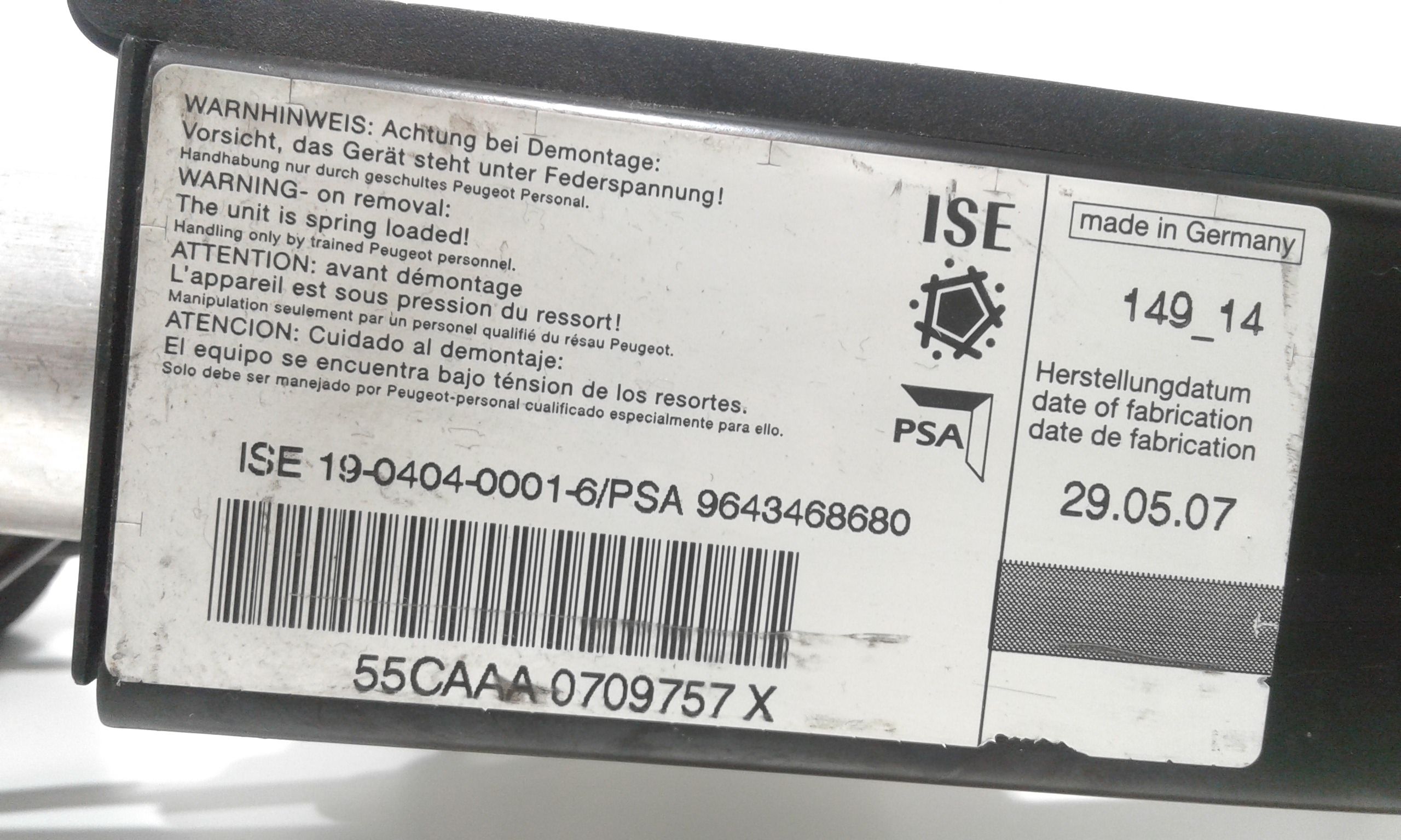 Roll Bar alluminio SX PEUGEOT 307 Cabrio 2 Serie