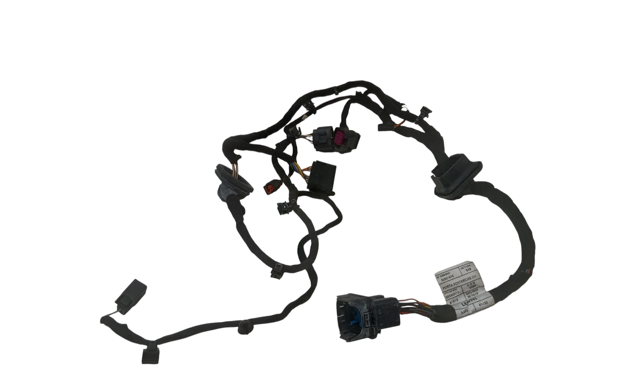 Cablaggio porta posteriore destra per Alfa Romeo Stelvio Serie (949_) (16>) (2016 - In produzione)