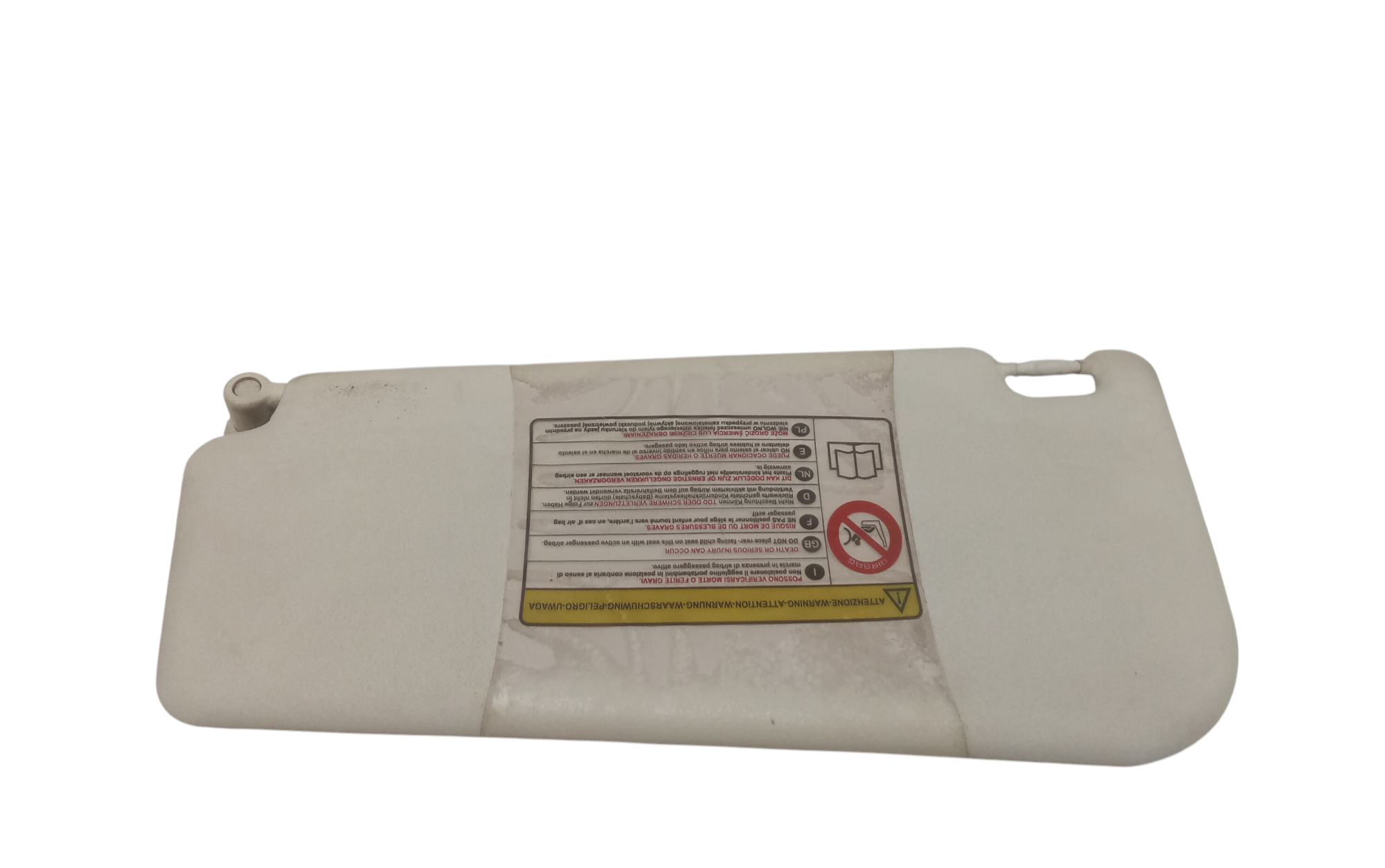 Parasole aletta Lato Passeggero per Fiat Punto Evo (2009 - 2012)