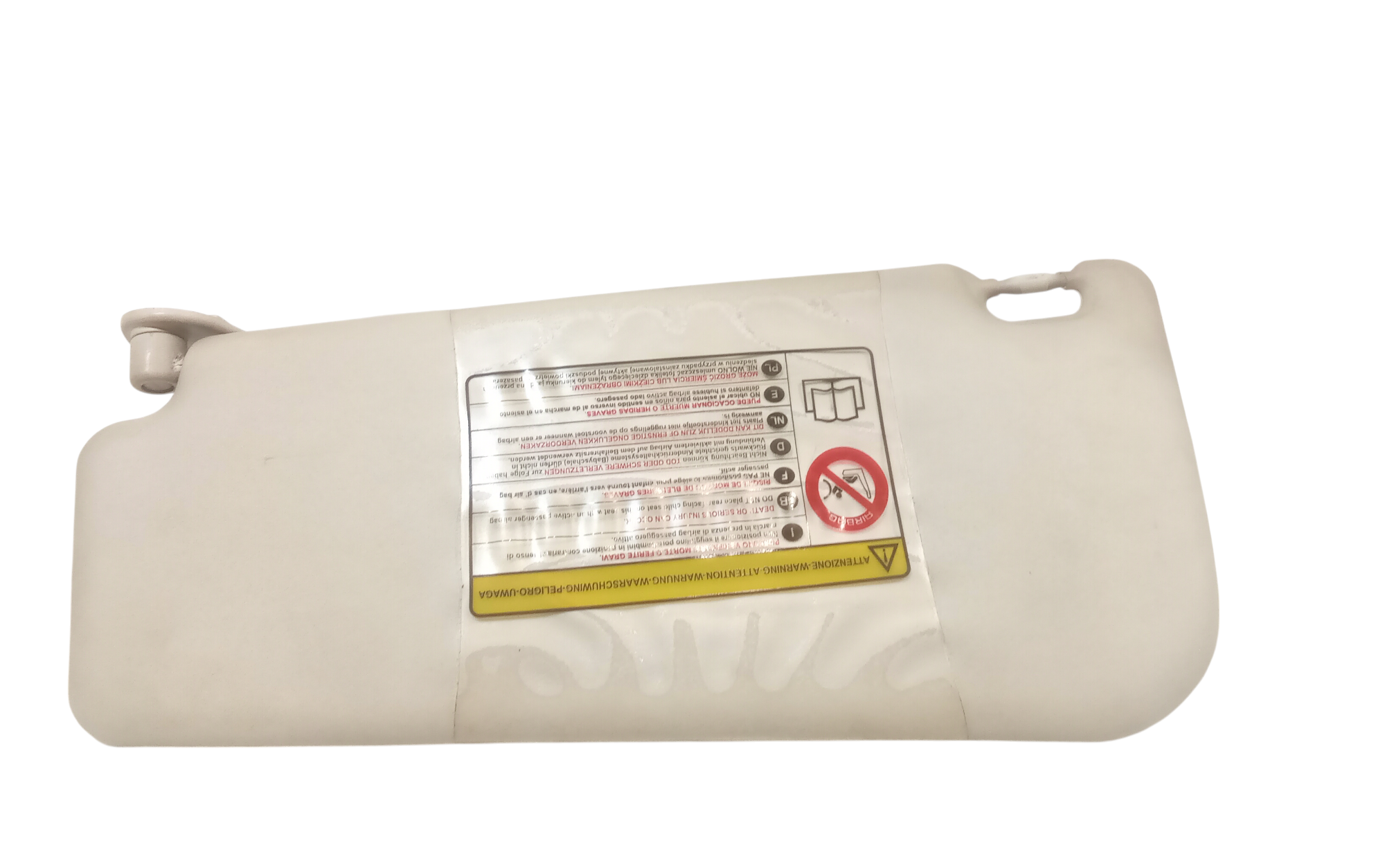 Parasole aletta Lato Passeggero per Fiat Grande Punto 2 Serie (2008 - 2009)