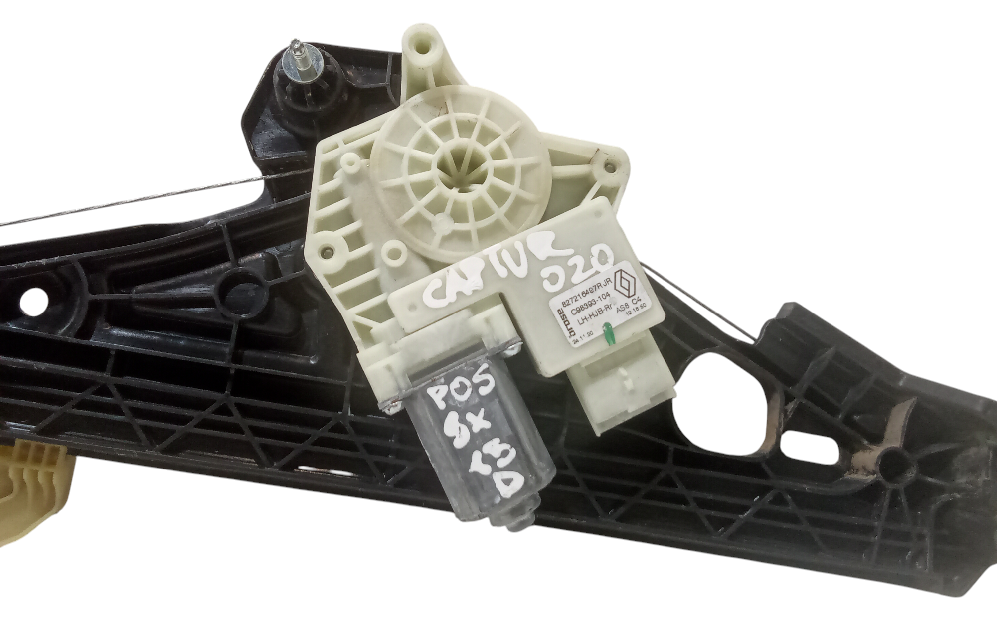 Cremagliera posteriore sinistra guida per Renault Captur Serie (19>) (2019 - In produzione)